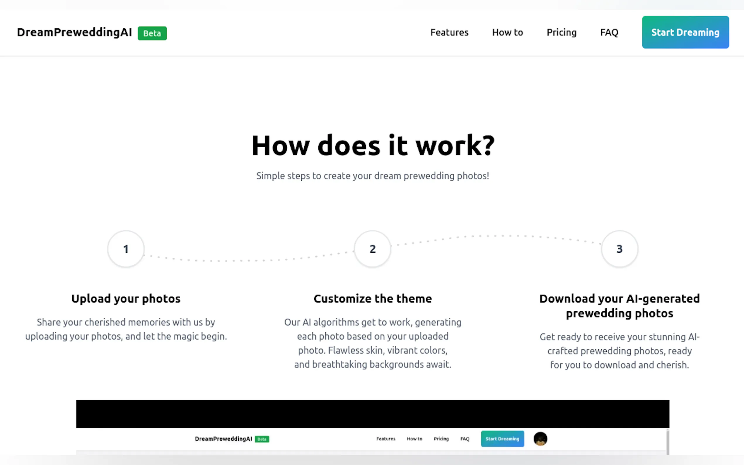 Dream Prewedding AI gallery image