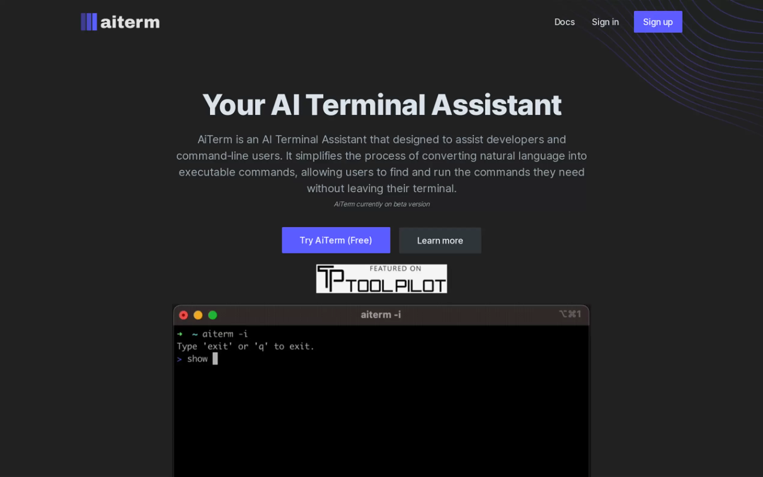 AiTerm gallery image