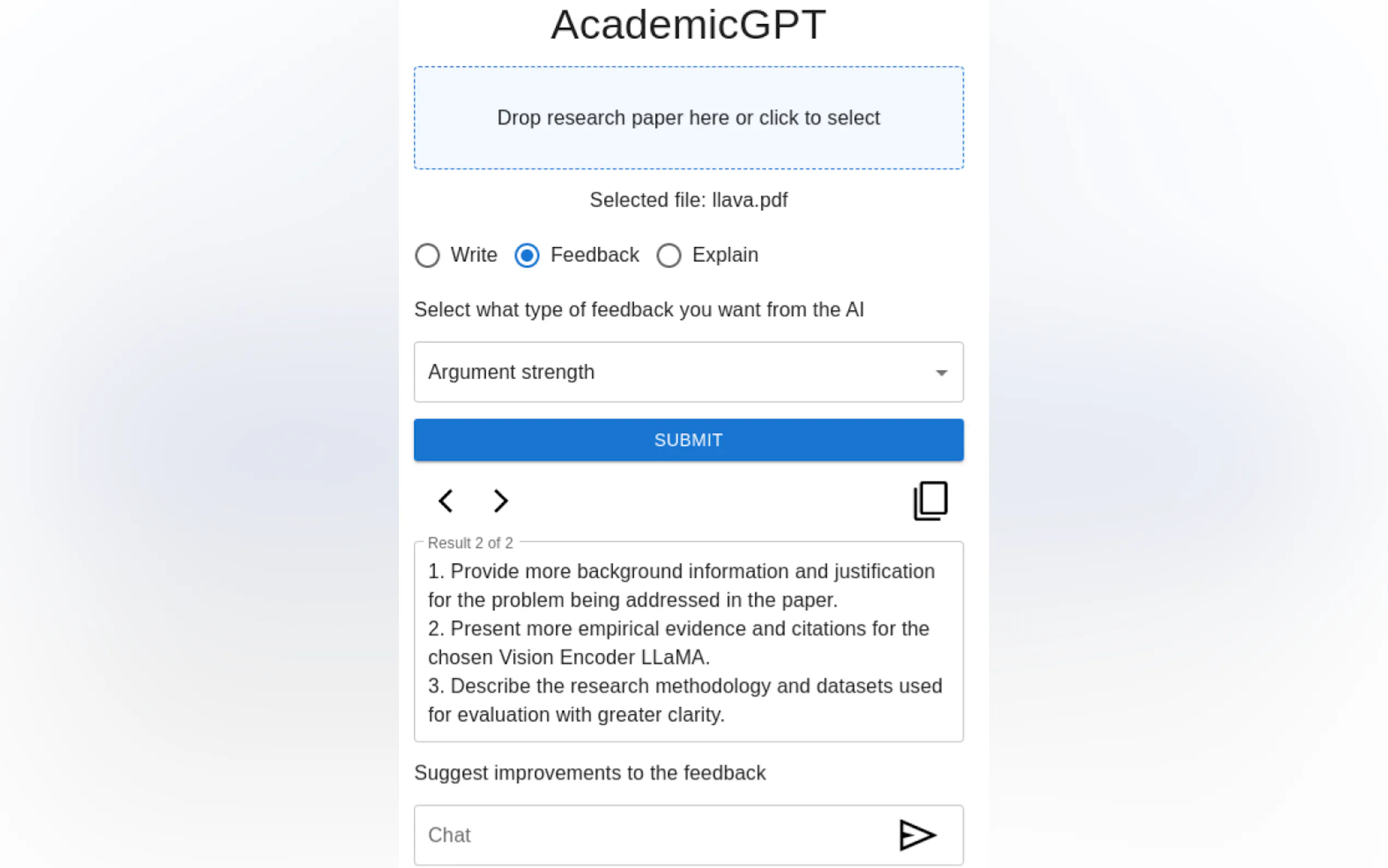 AcademicGPT gallery image