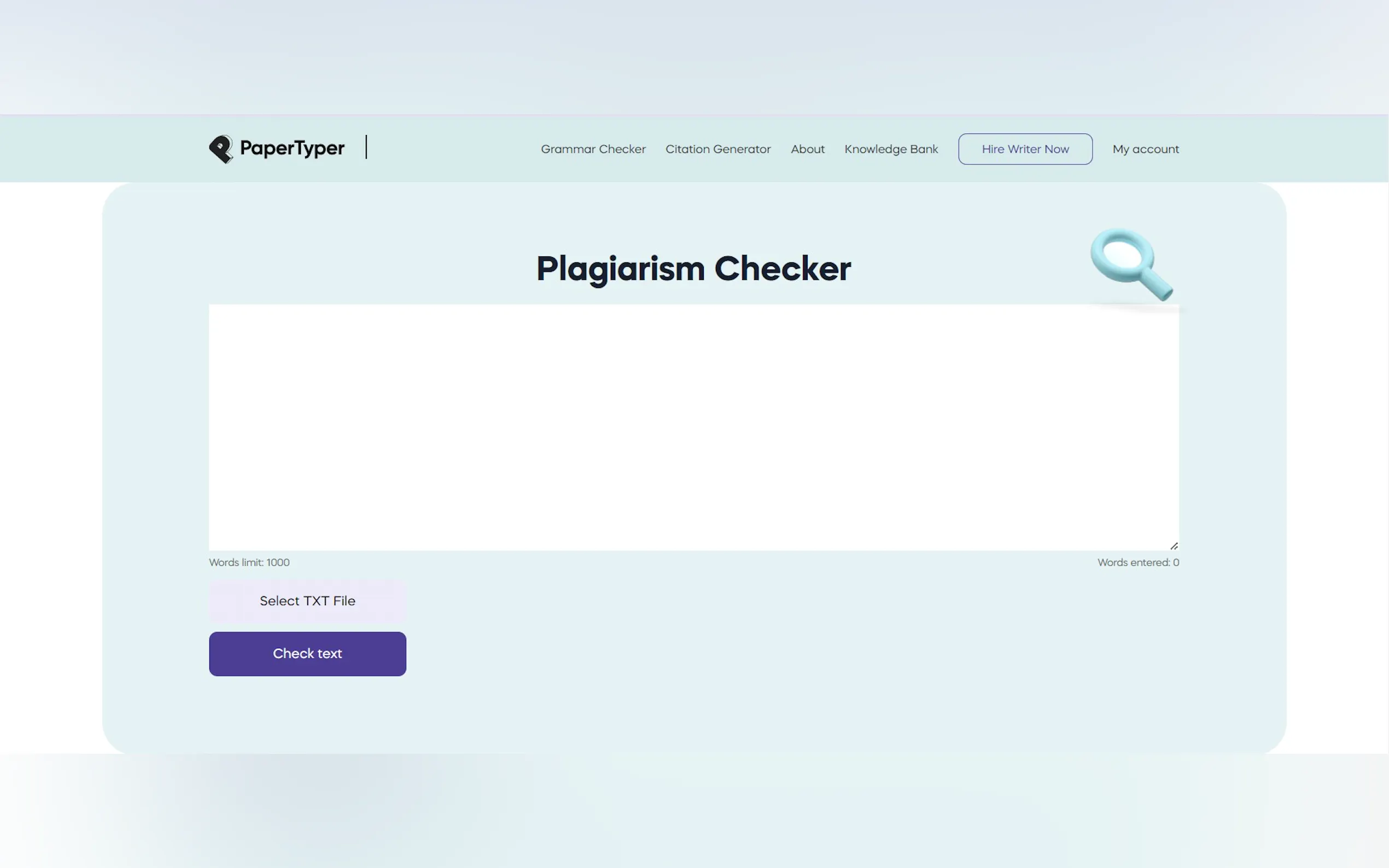 Free AI Essay Writer by papertyper gallery image