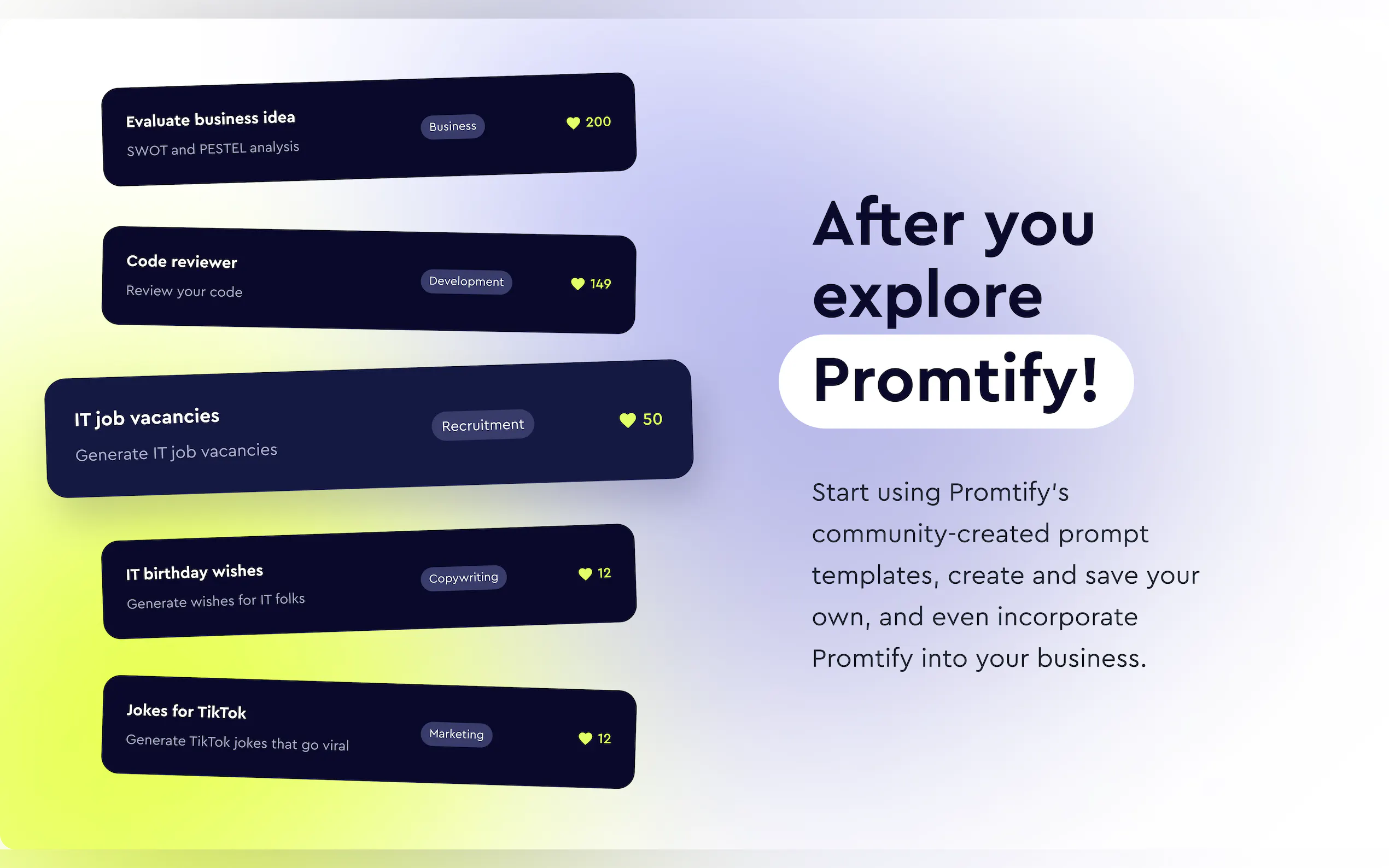 Promtify gallery image