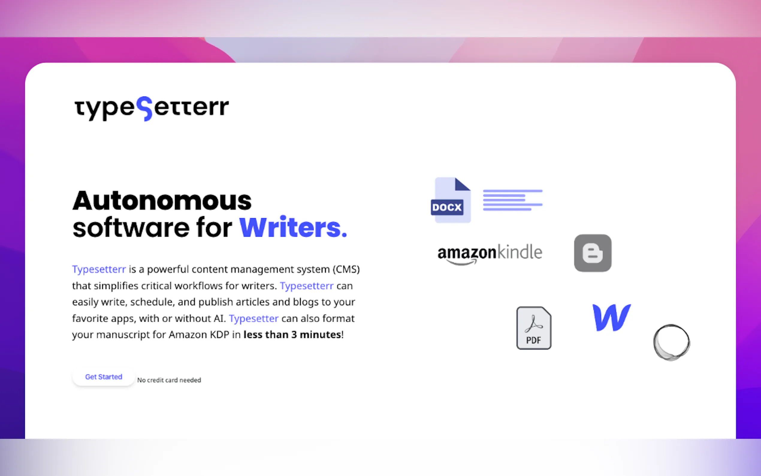 Typesetterr gallery image