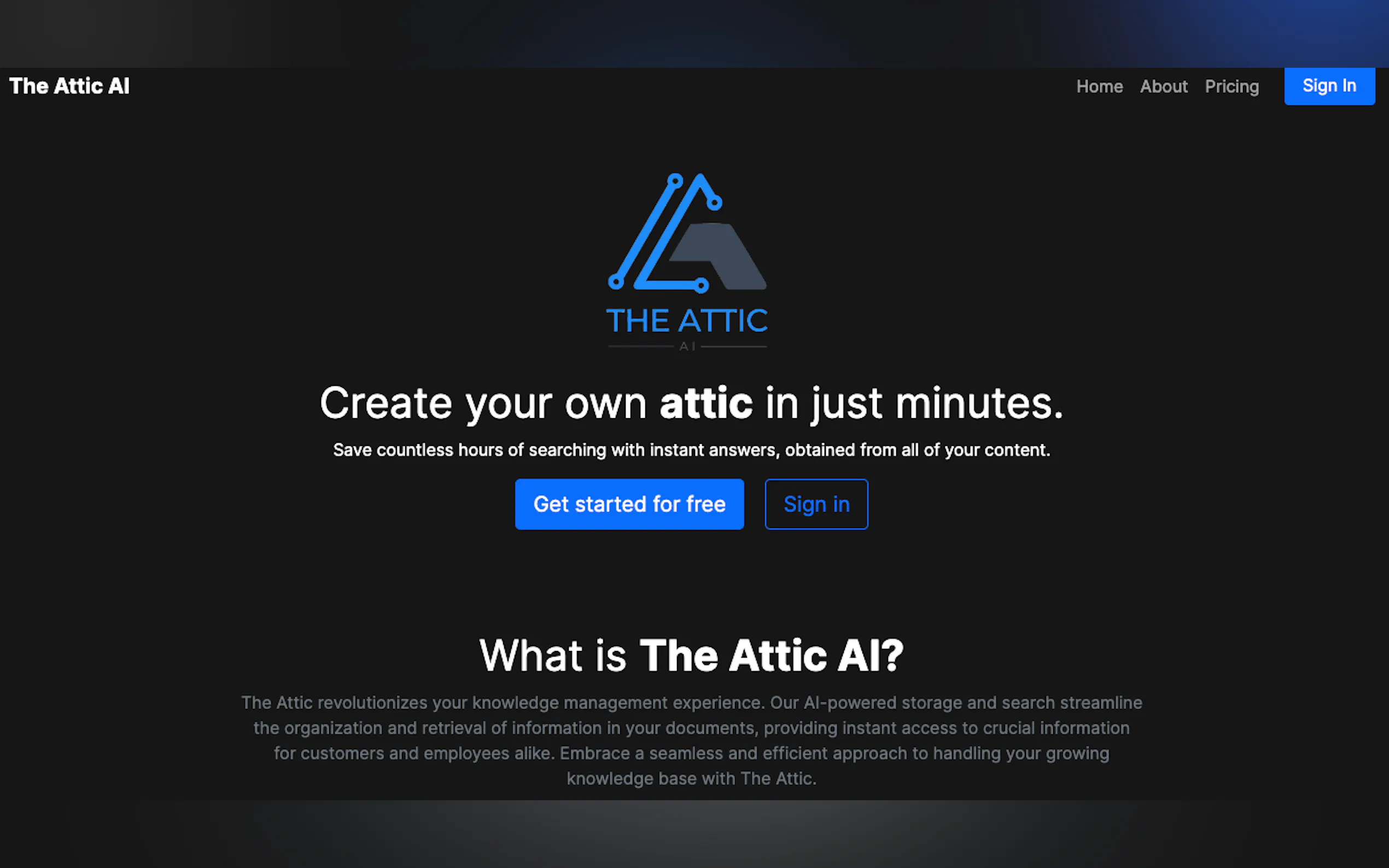 The Attic AI gallery image