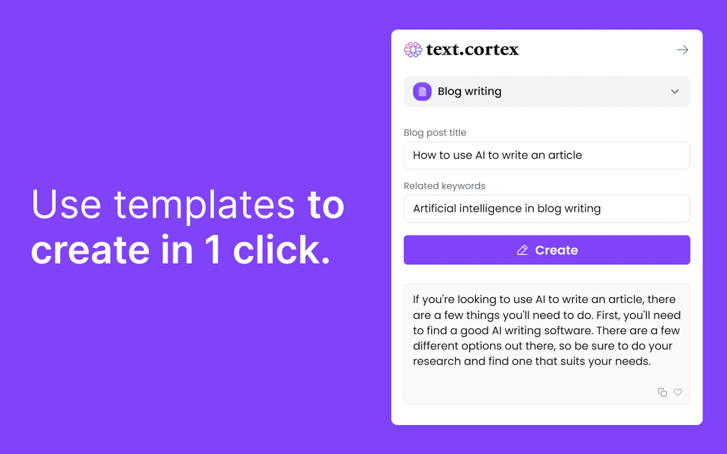 TextCortex AI gallery image