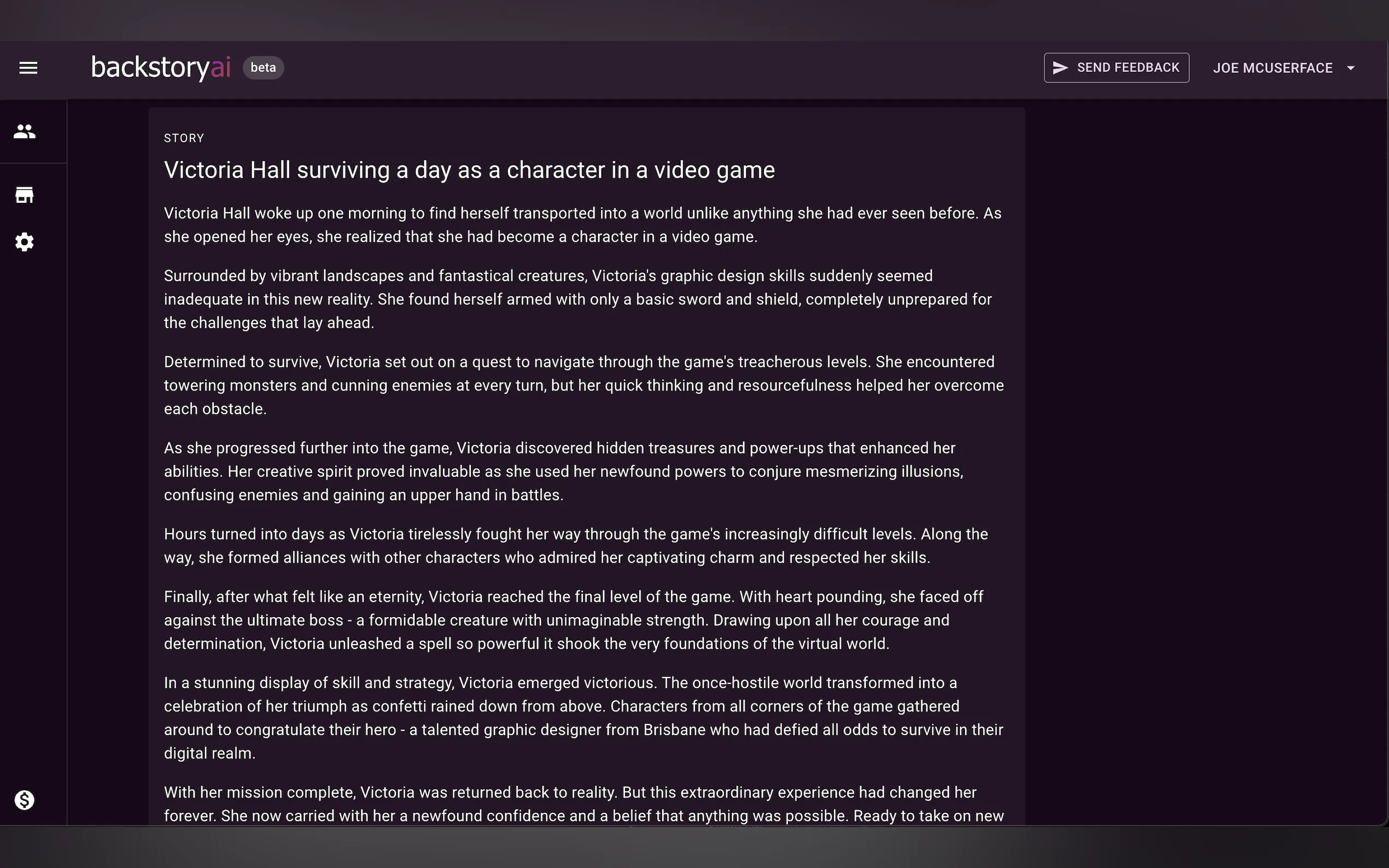 BackstoryAI gallery image