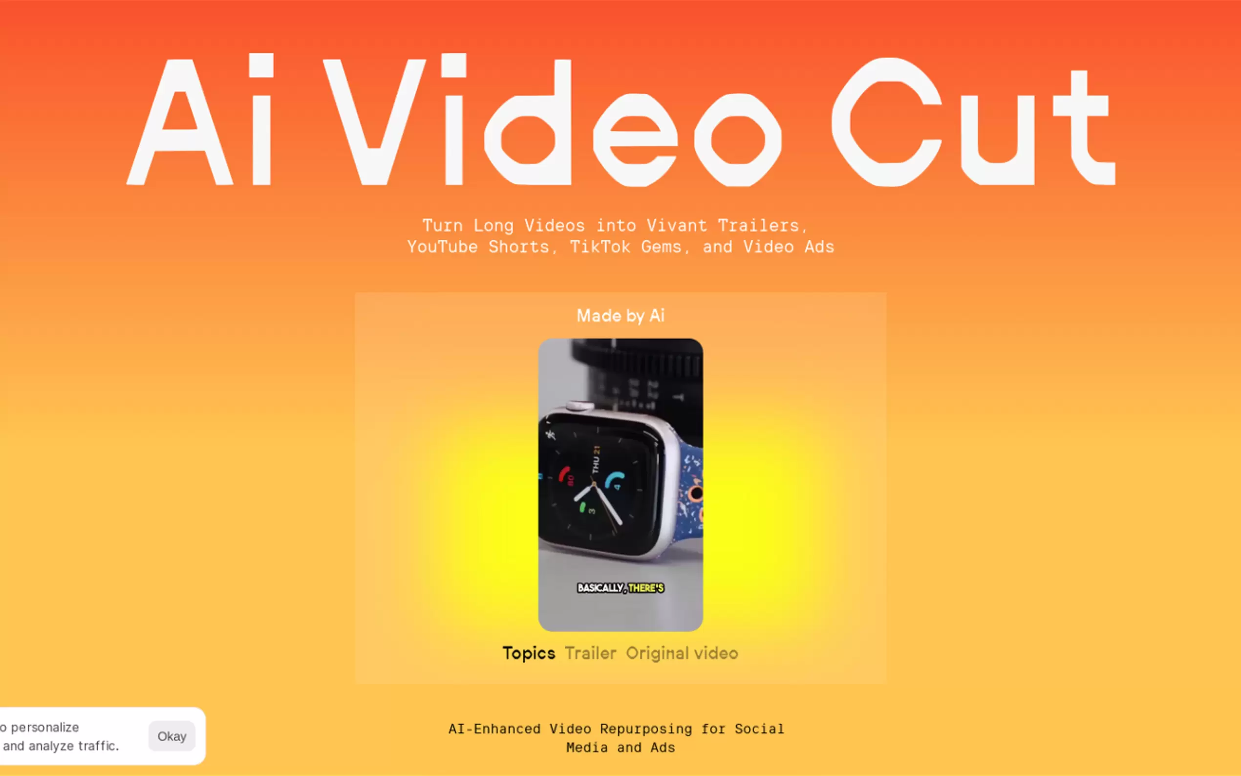 AI Video Cut gallery image