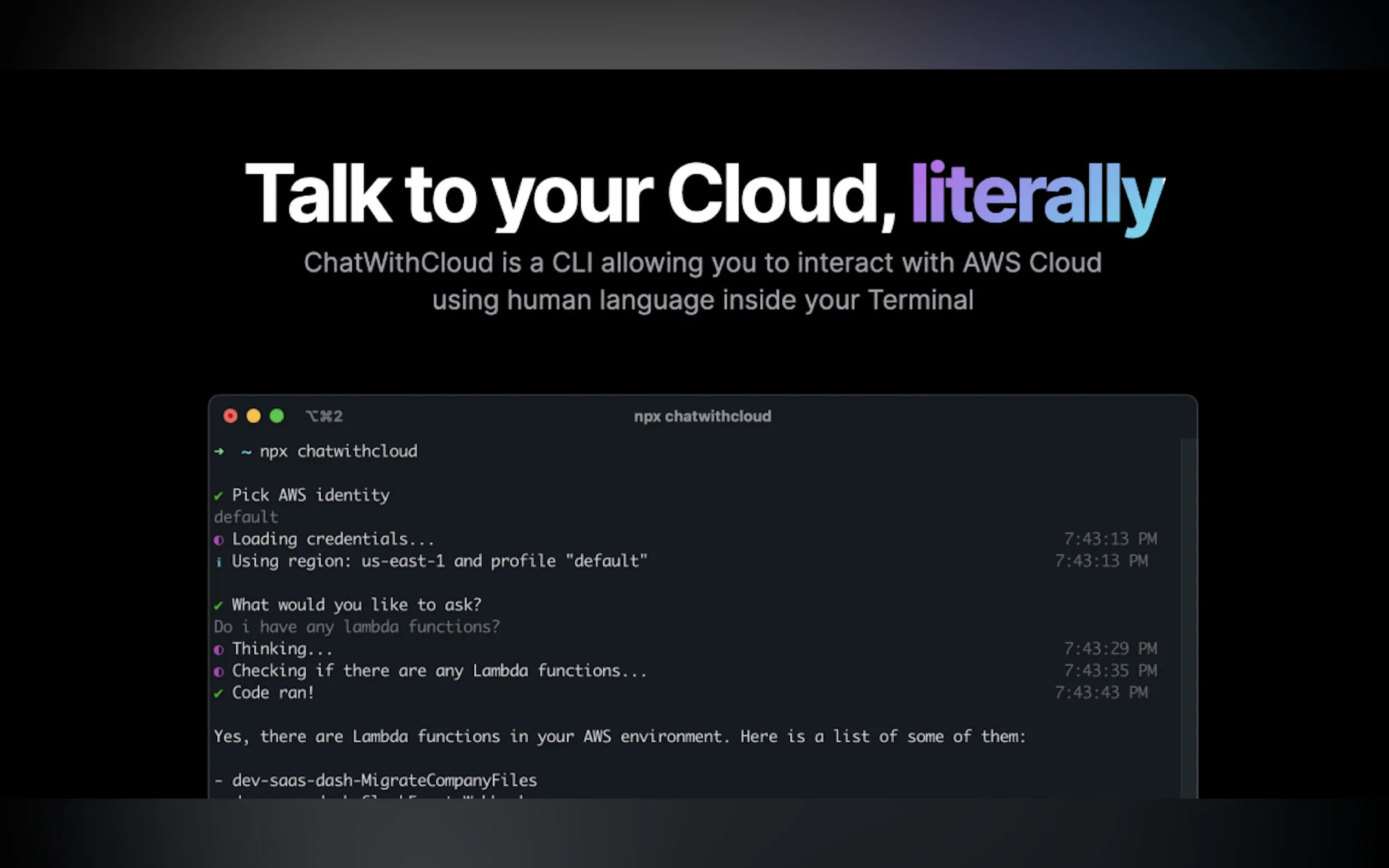 ChatWithCloud gallery image