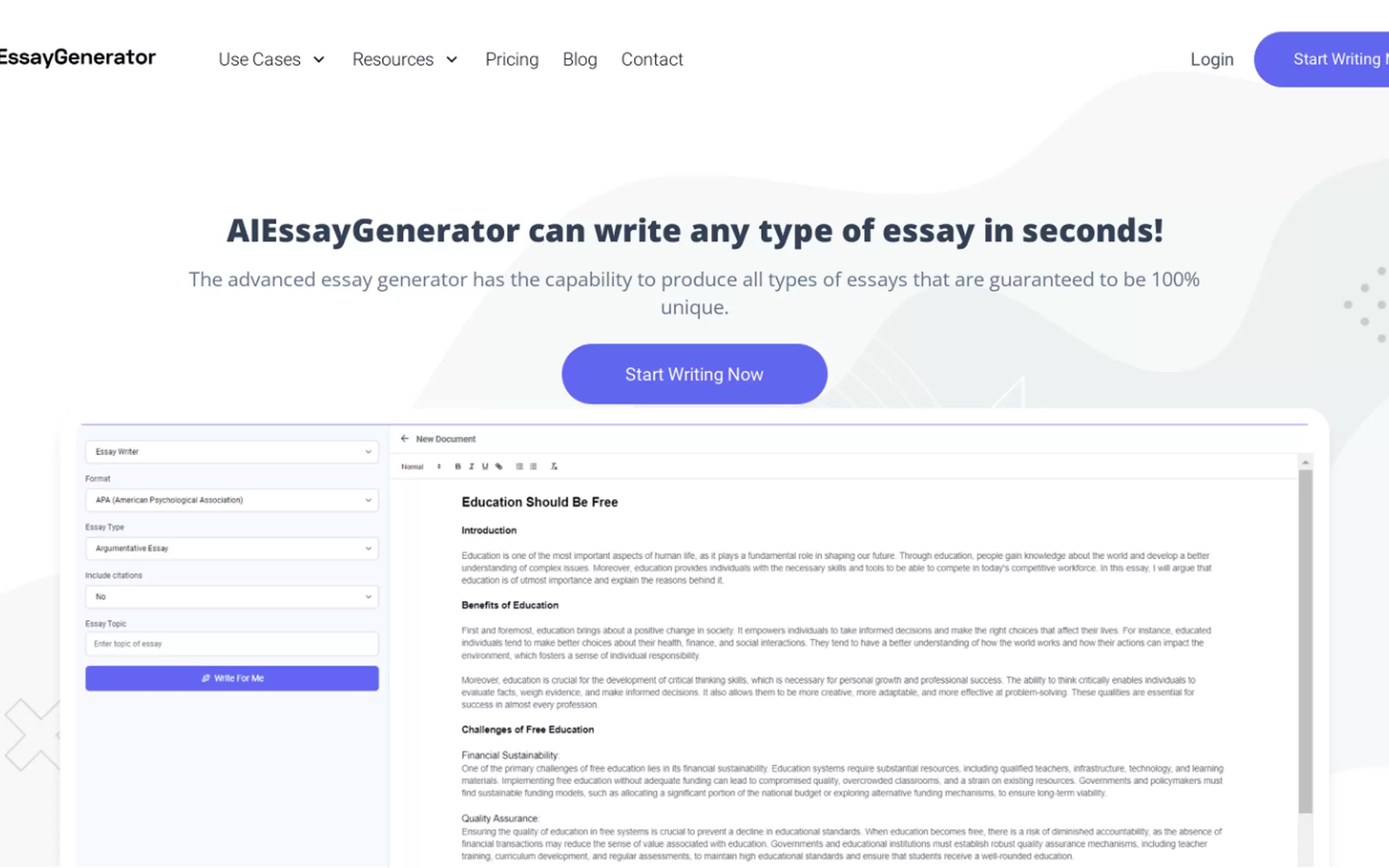 AIEssayGenerator gallery image