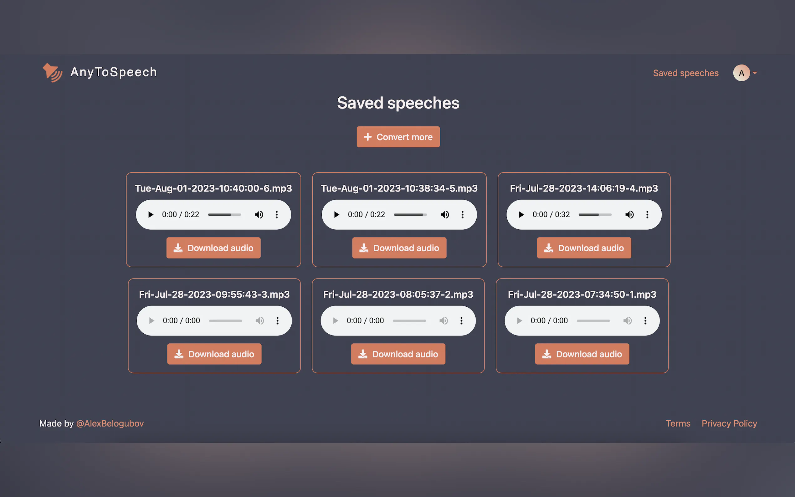 AnyToSpeech gallery image