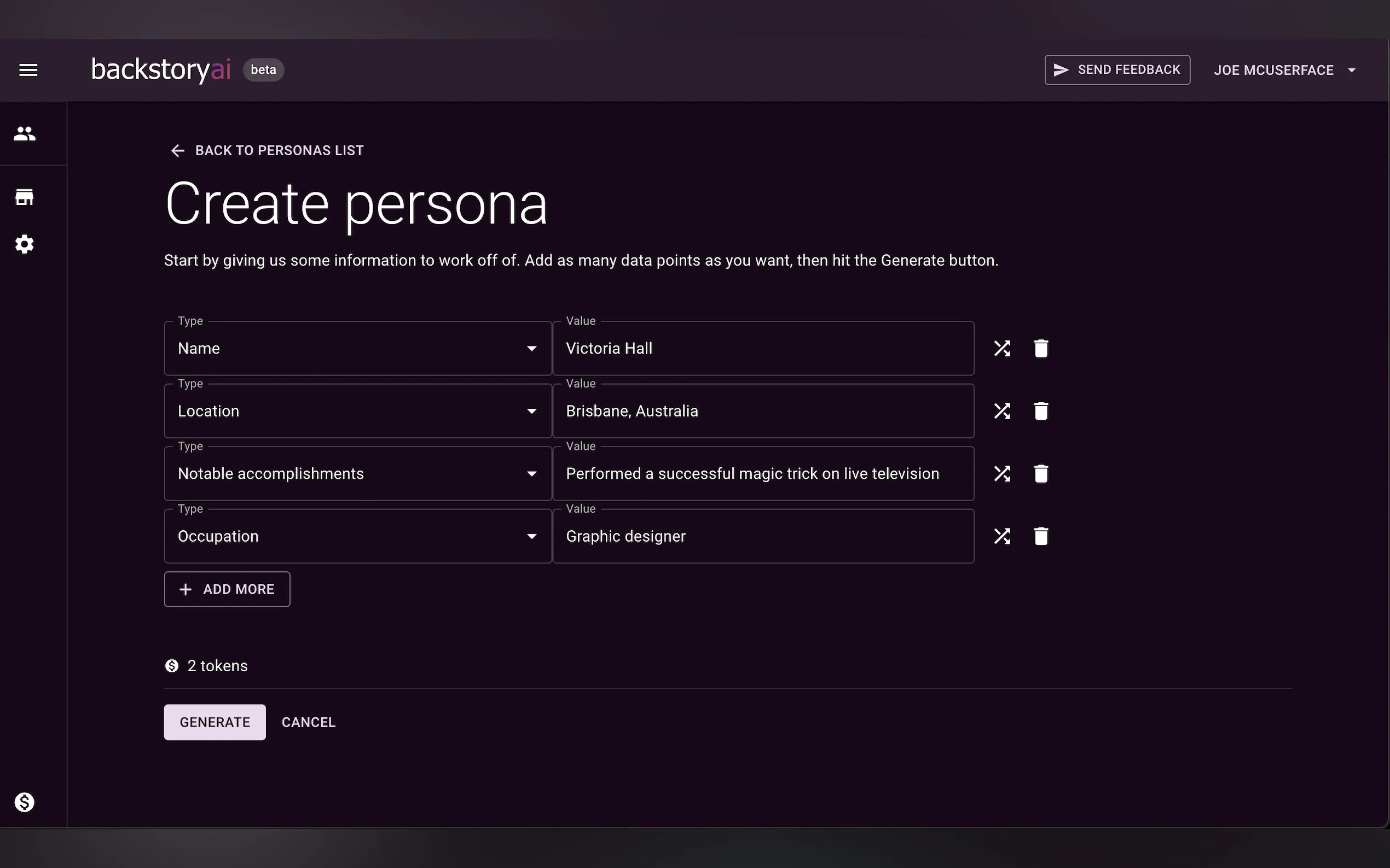 BackstoryAI gallery image