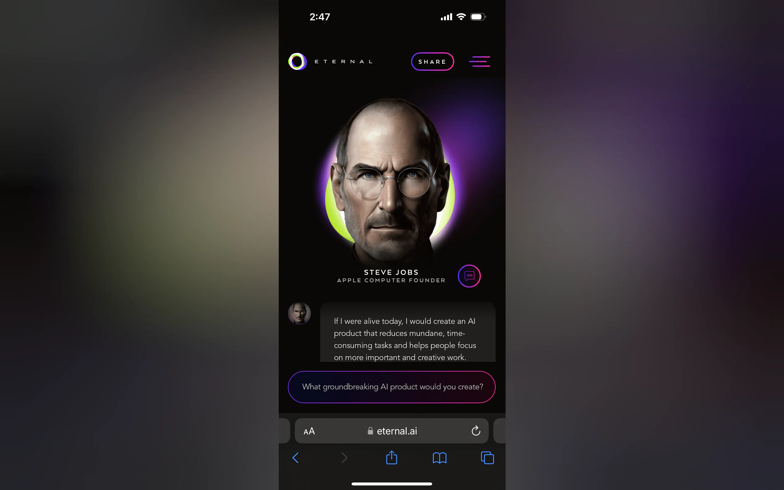 Eternal AI gallery image