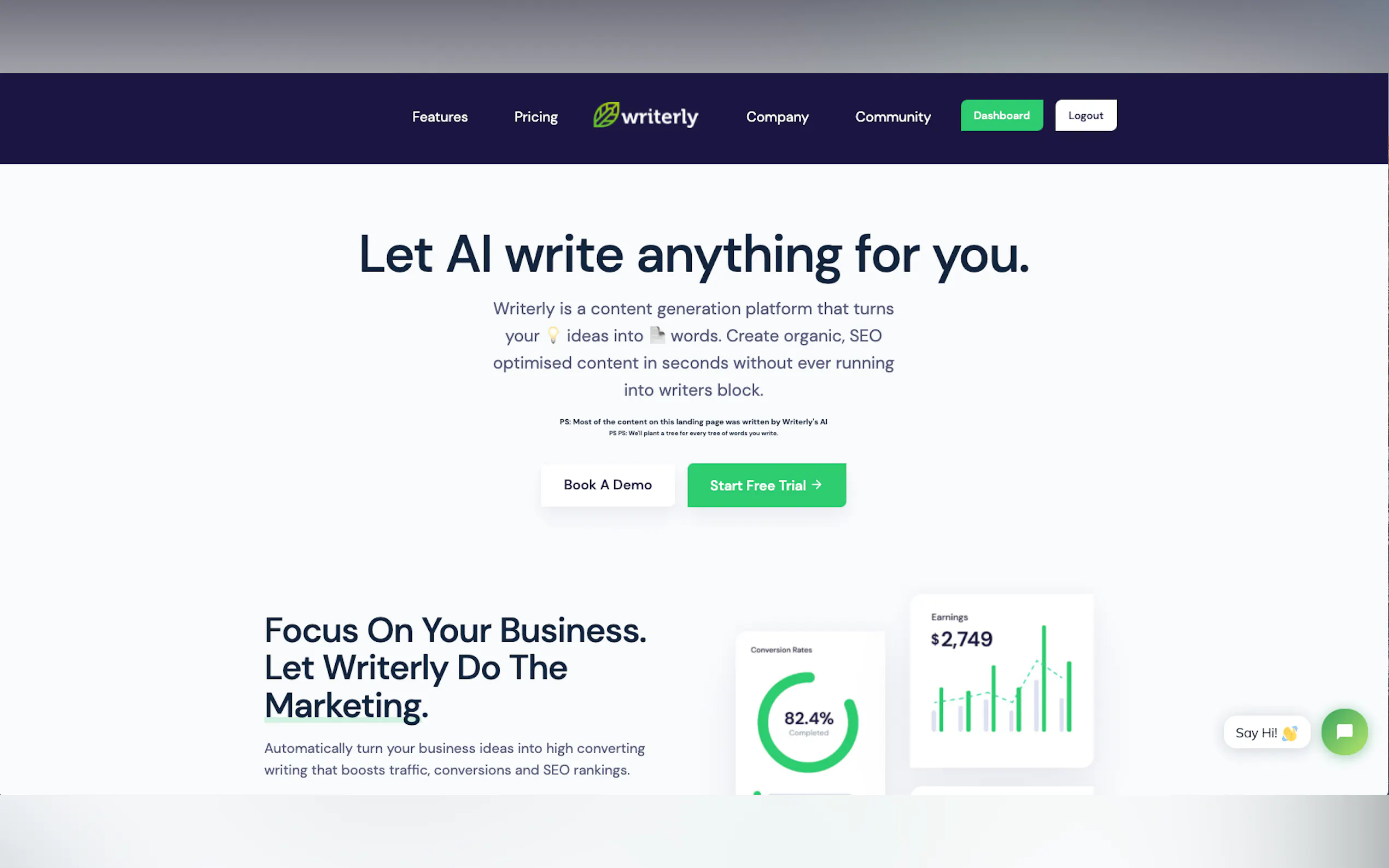 Writerly AI gallery image