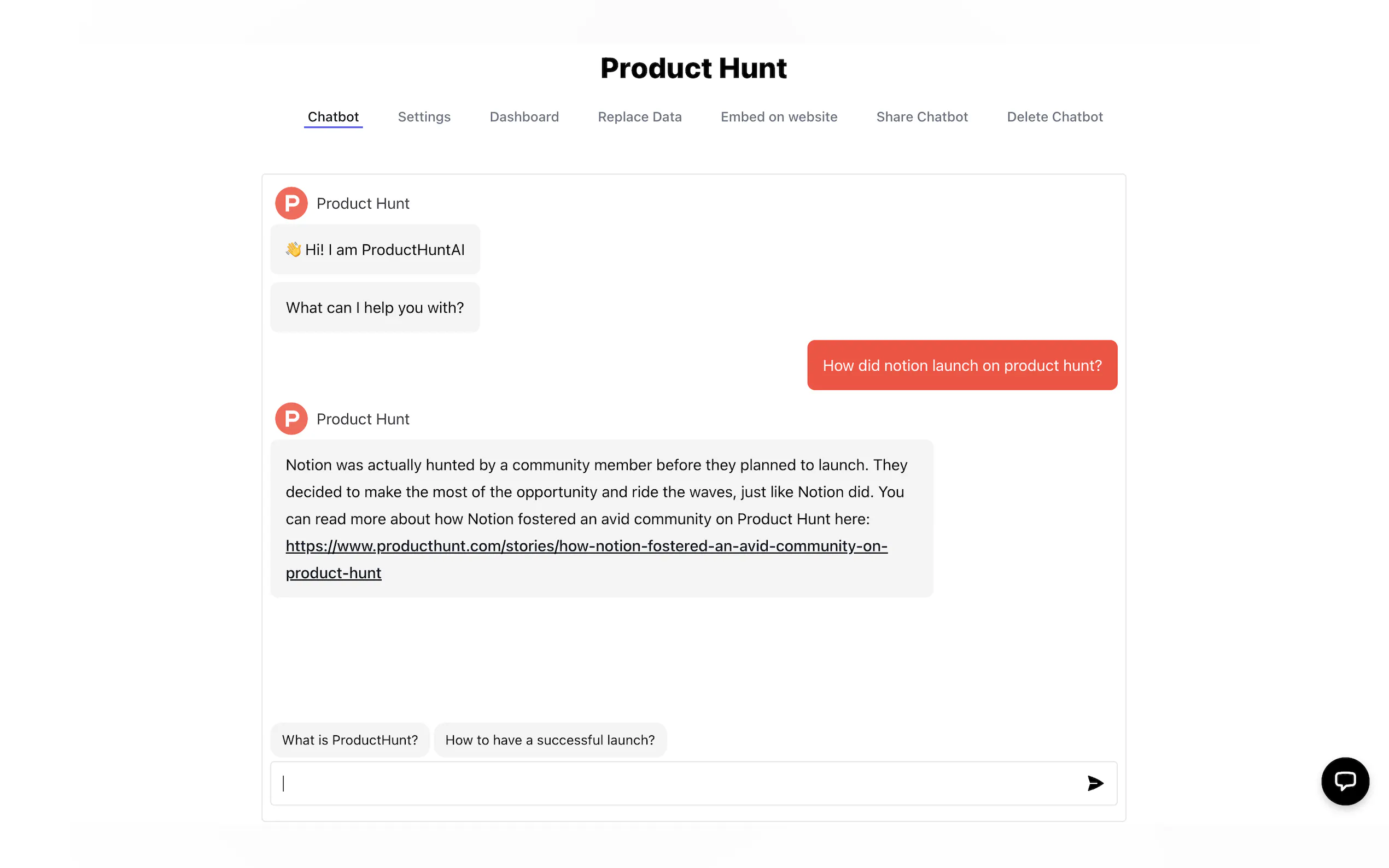 Chatbase gallery image