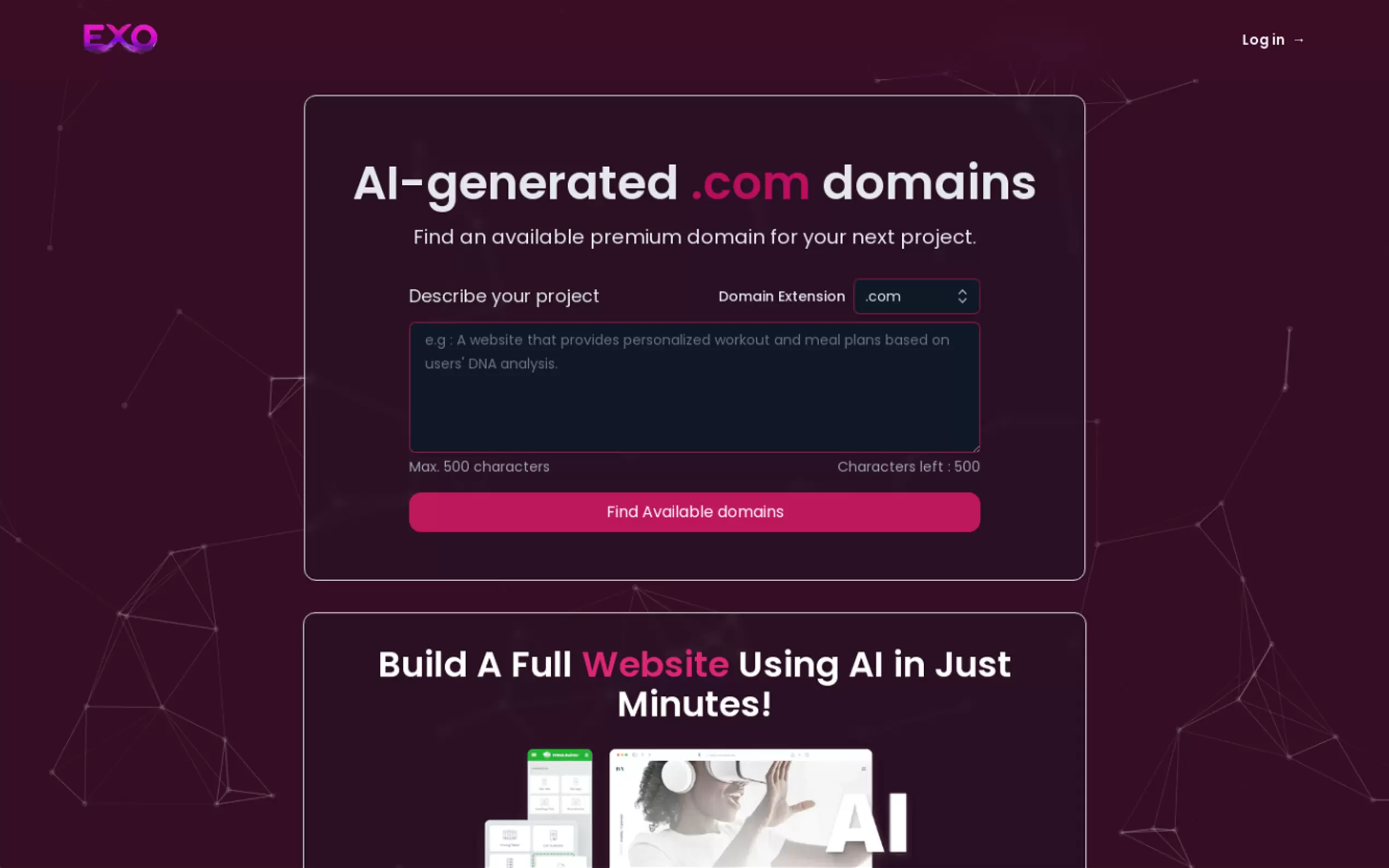 Exoname gallery image