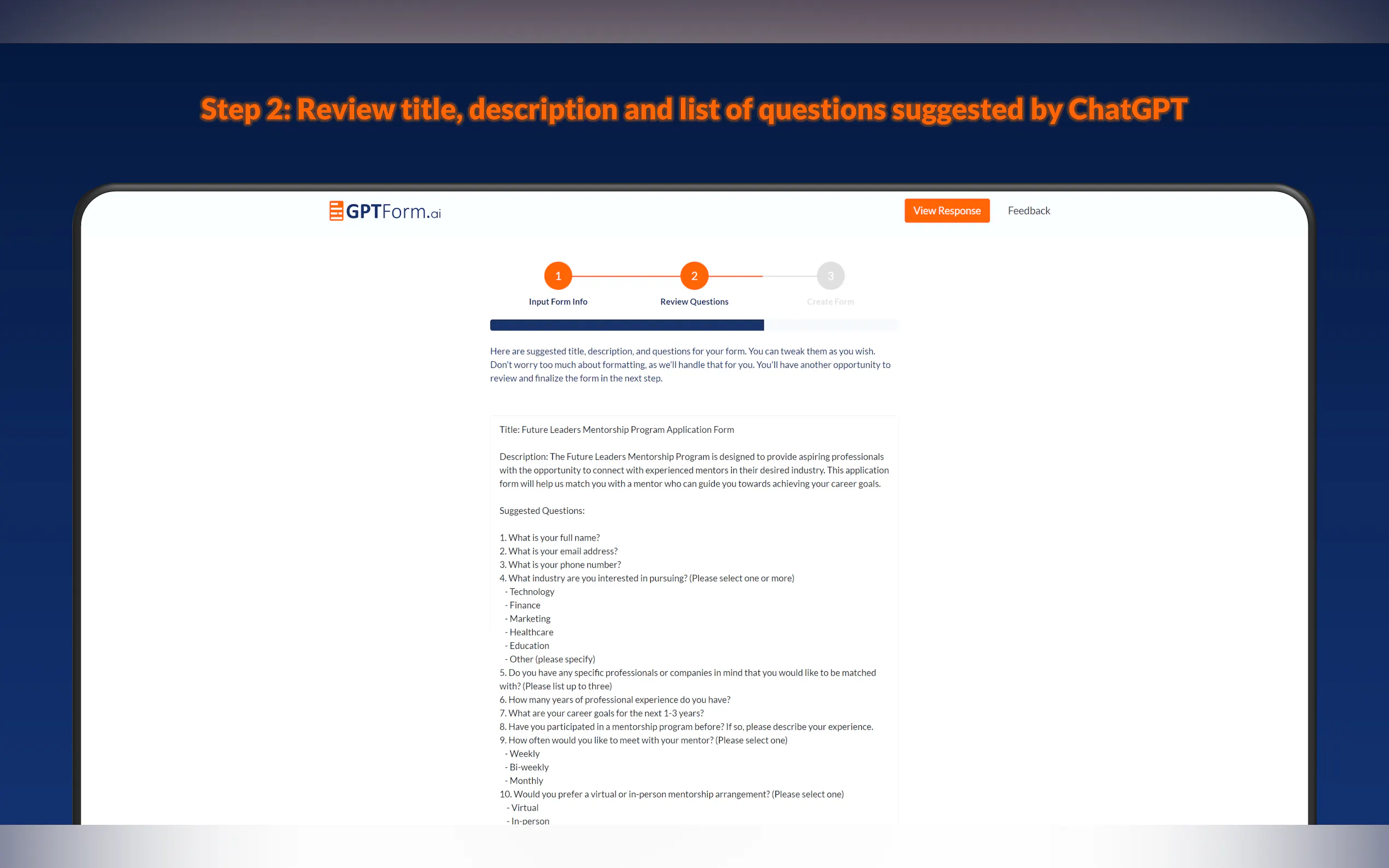 GPTForm.ai gallery image