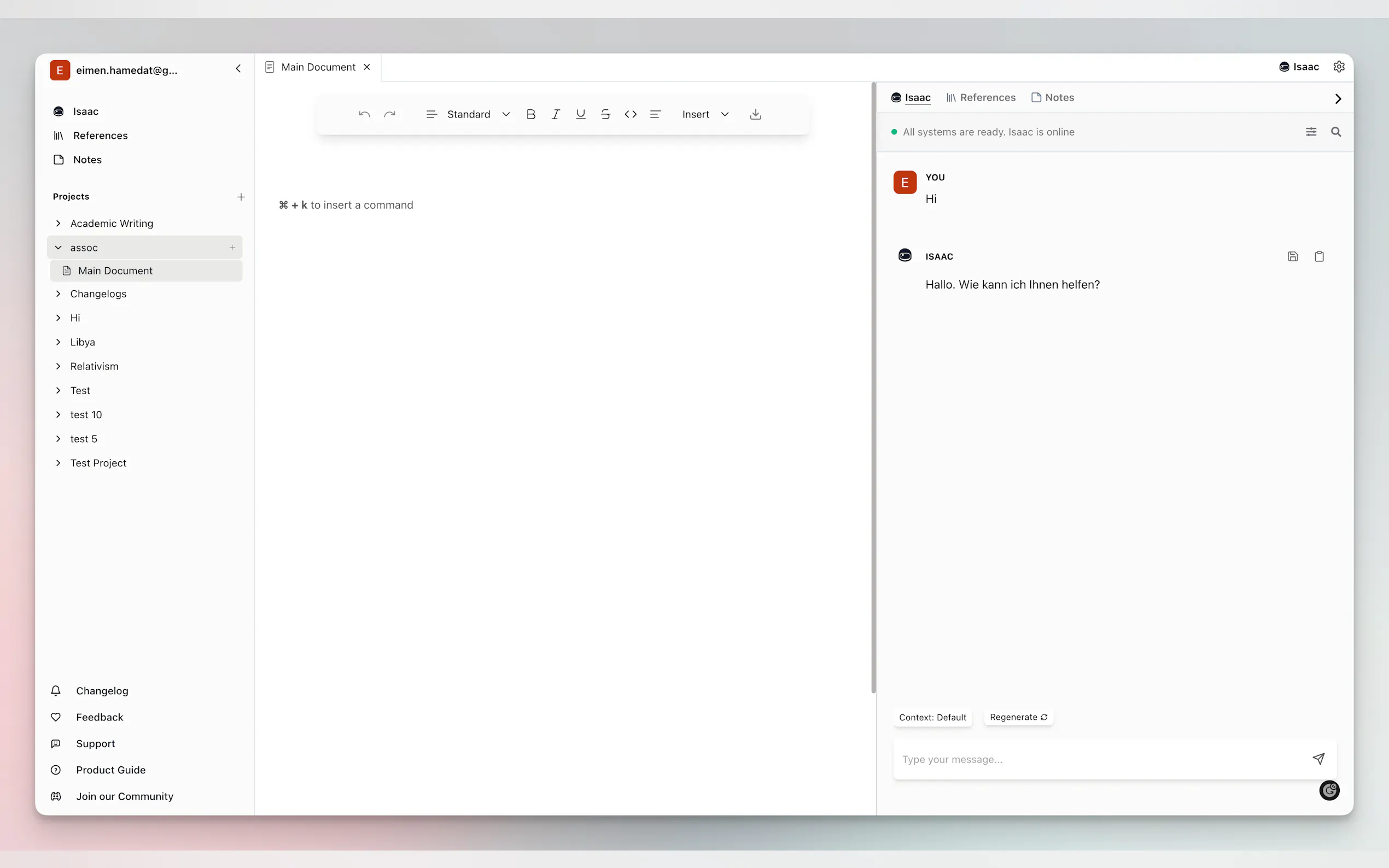 Isaac Editor gallery image