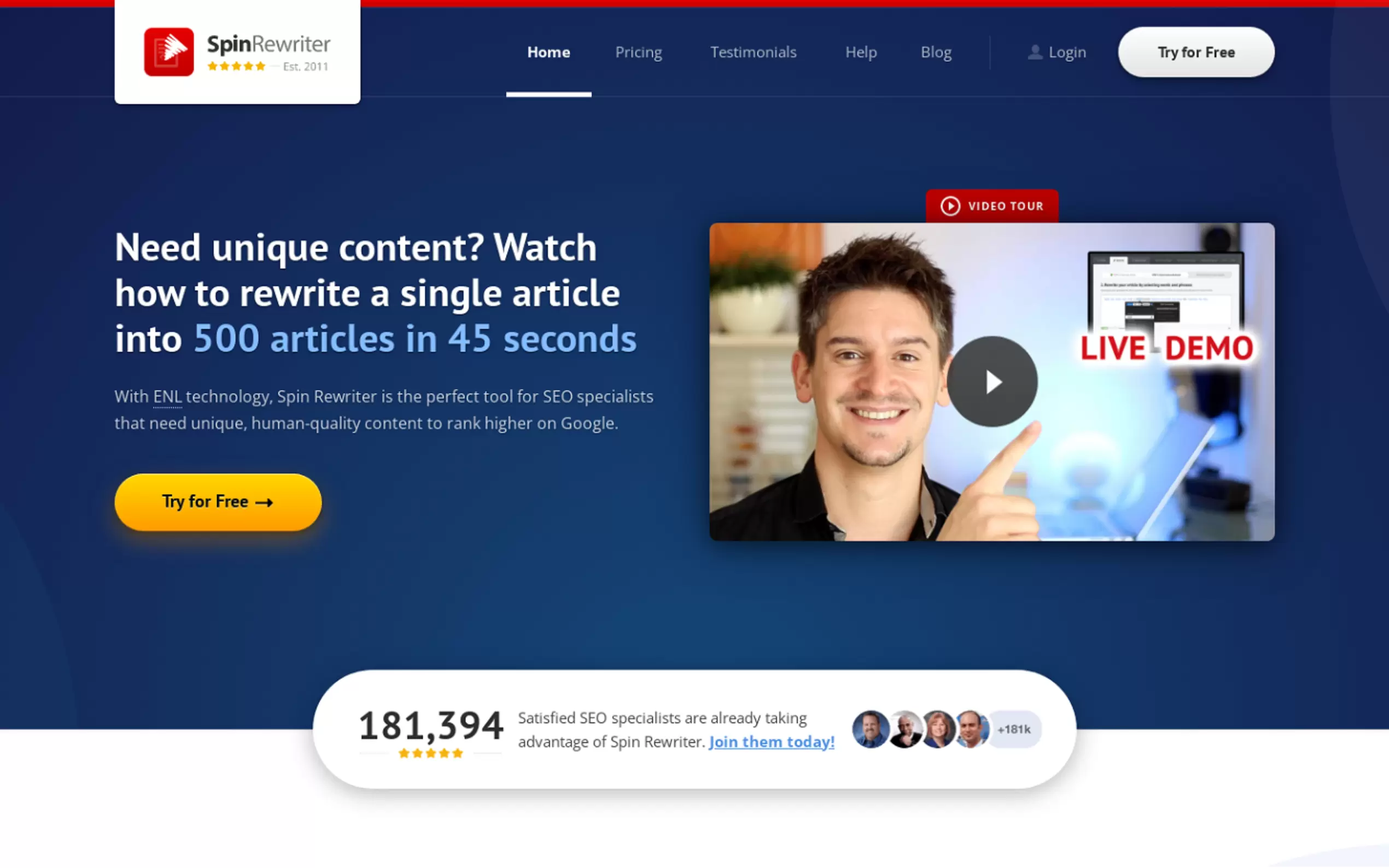 Spin Rewriter gallery image