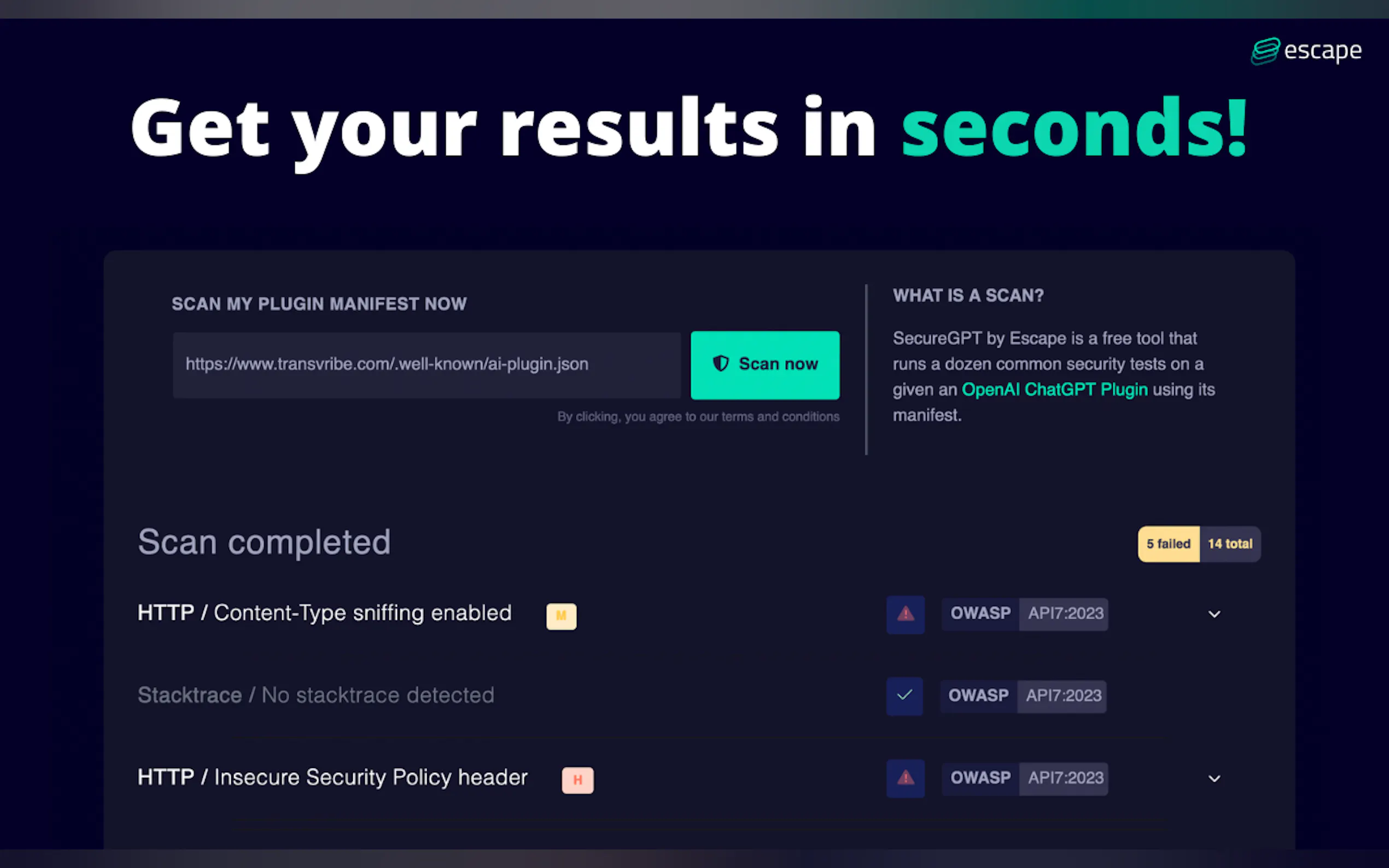Escape gallery image