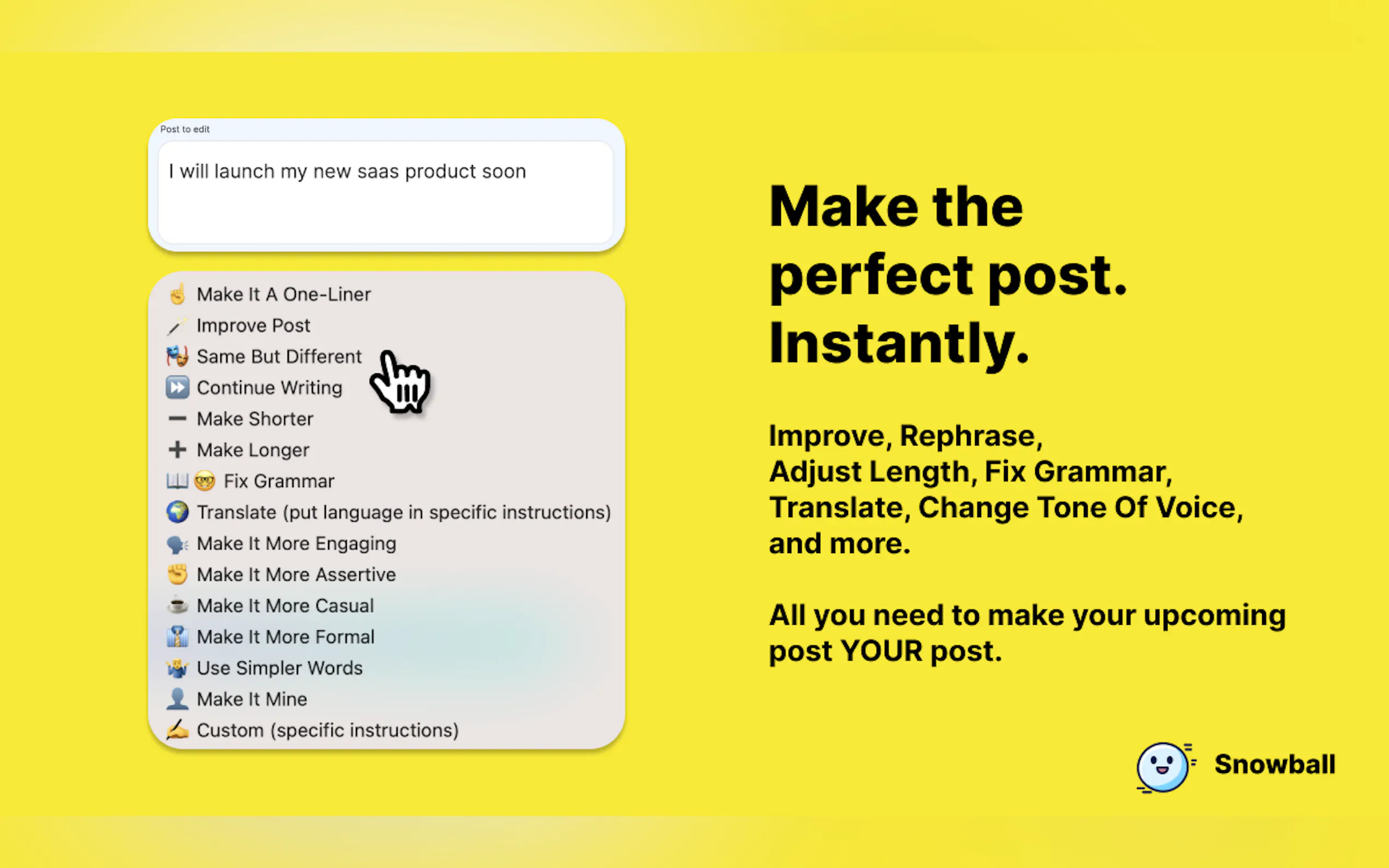 Snowball gallery image