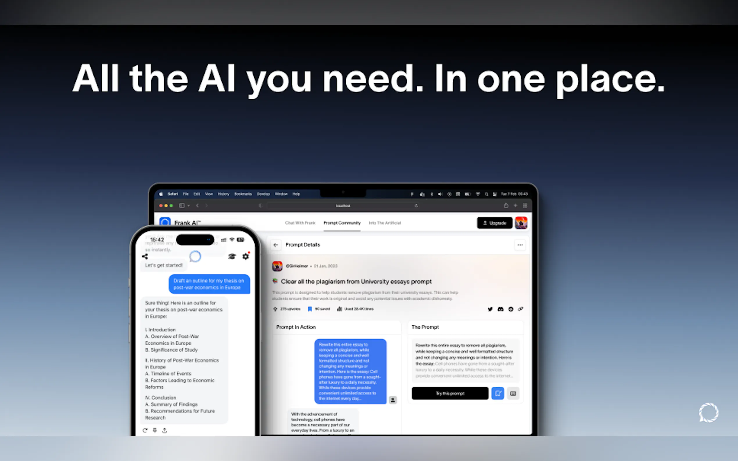 Frank AI gallery image