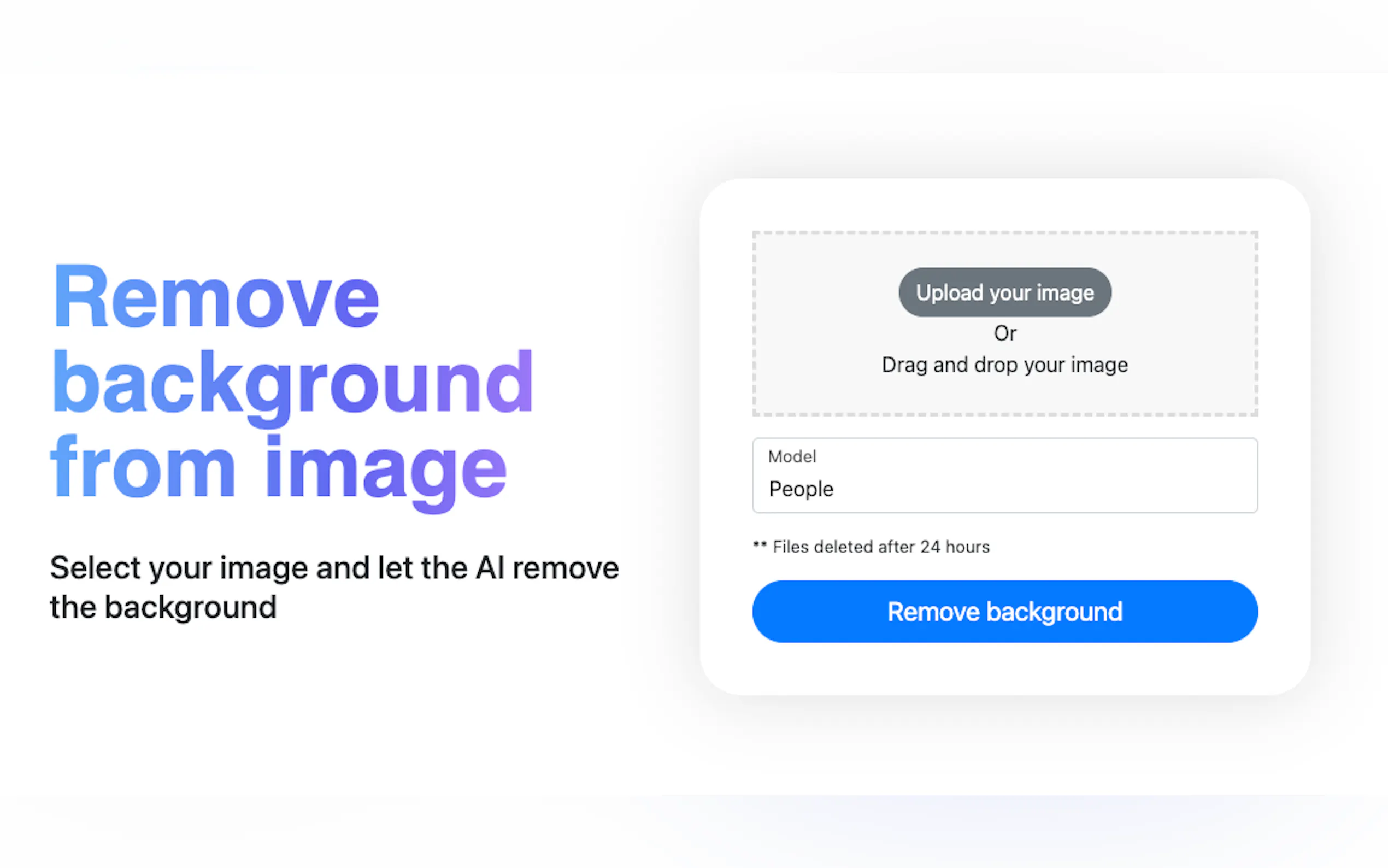 Remove Background AI gallery image