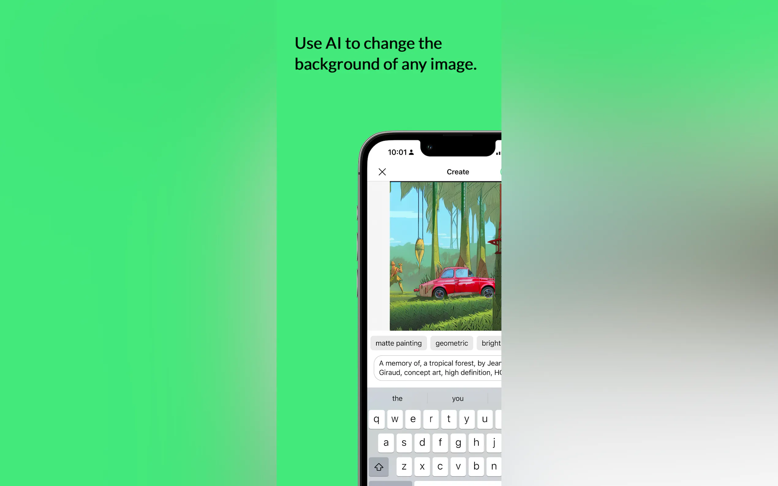 Green Screen AI gallery image