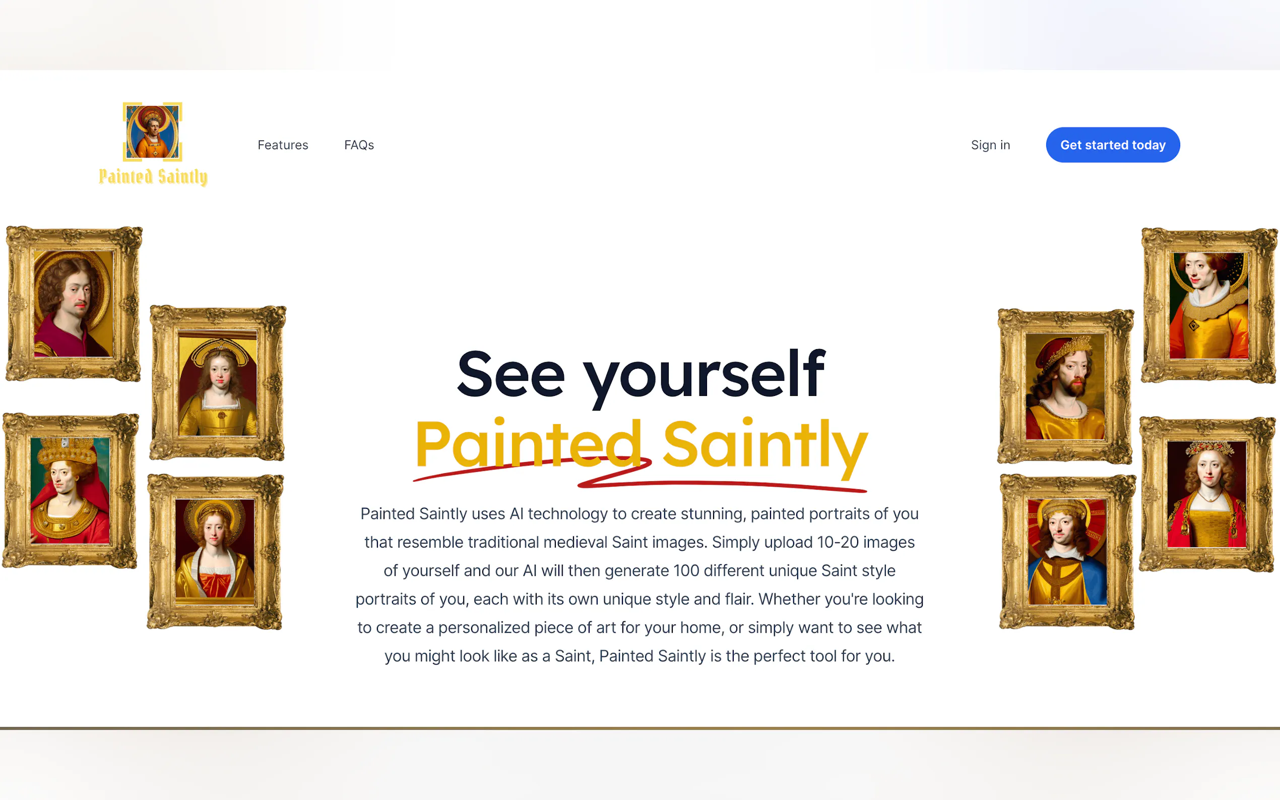 Painted Saintly gallery image