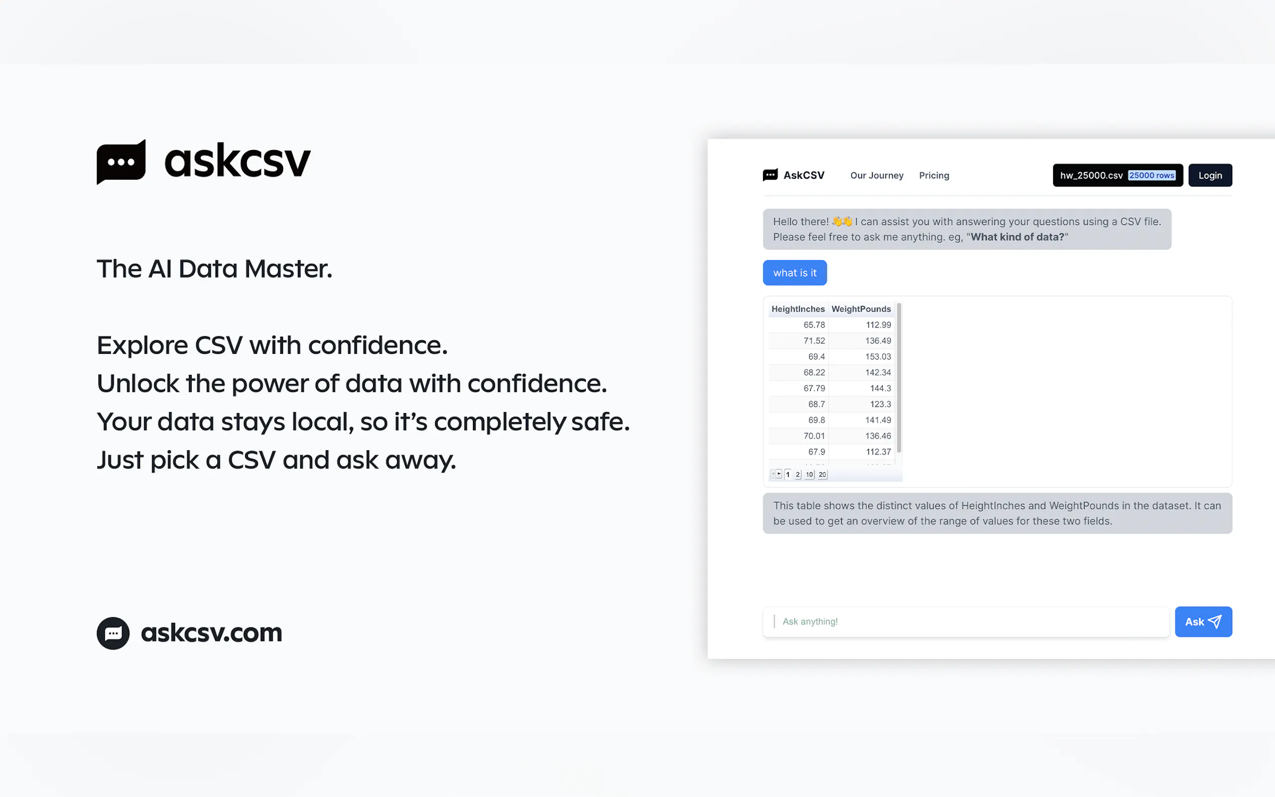 AskCSV gallery image