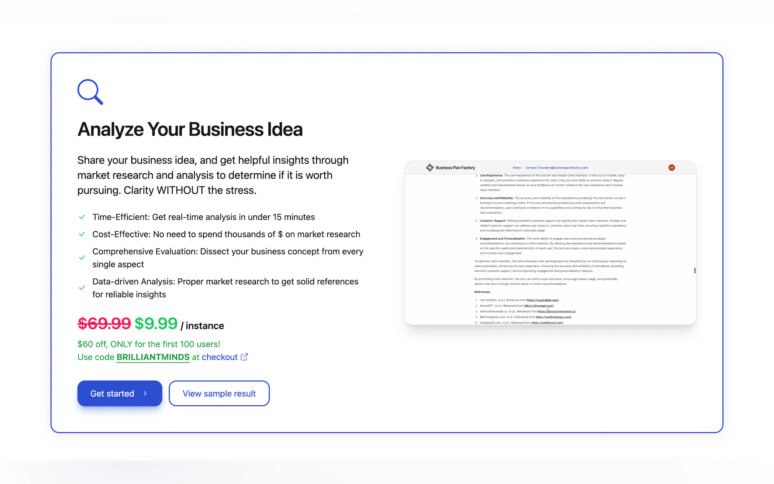 Business Plan Factory gallery image