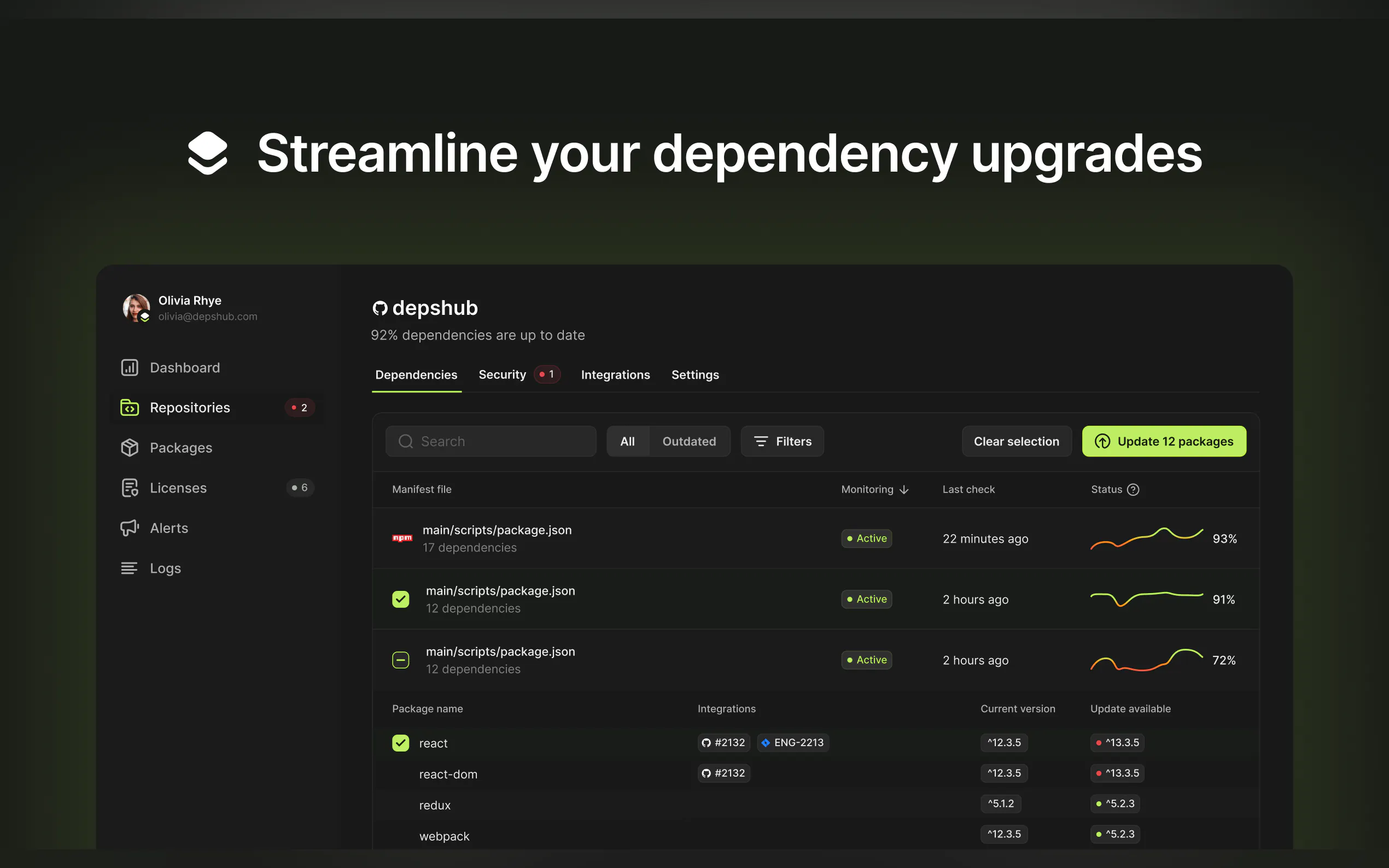 DepsHub gallery image