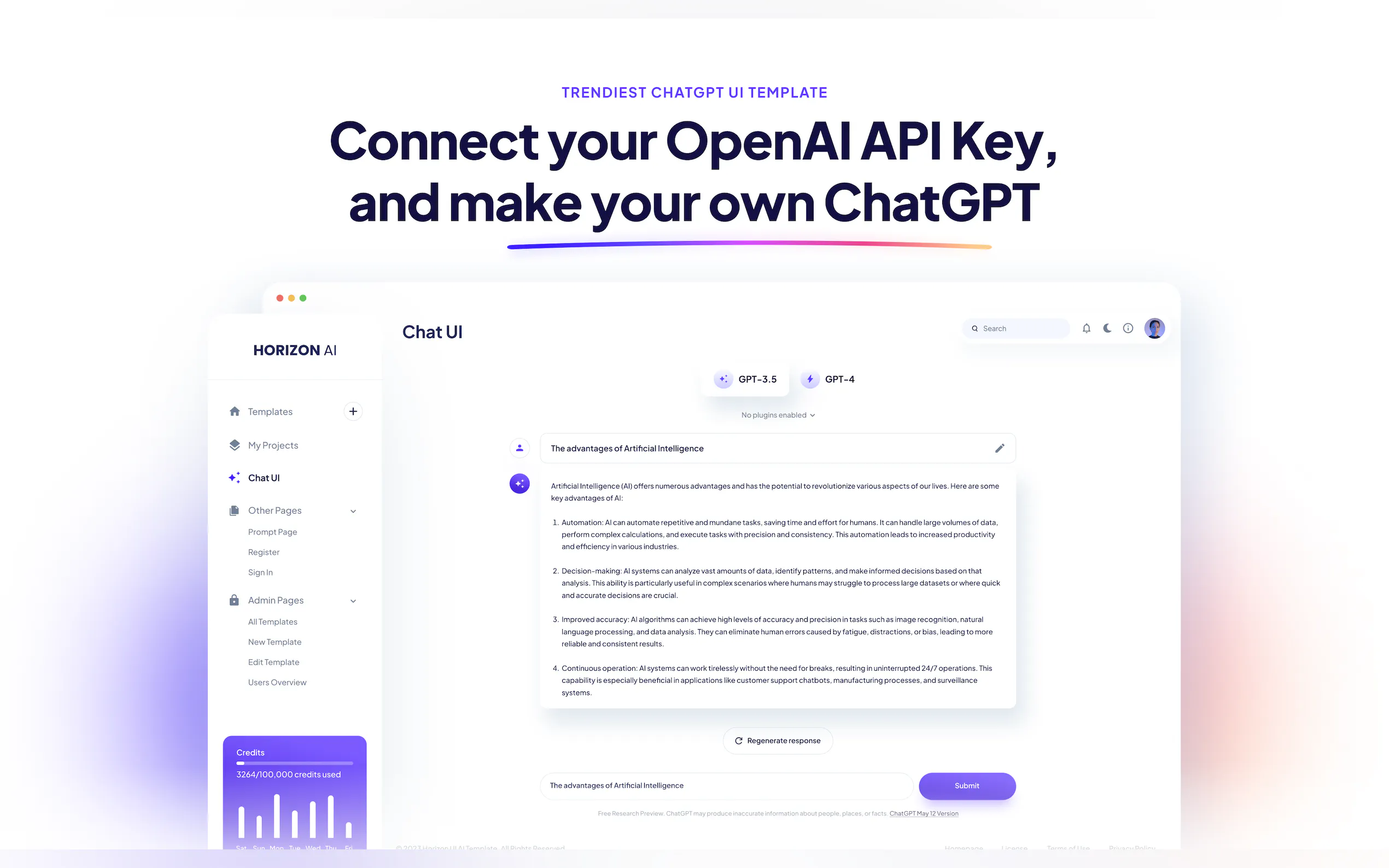 Horizon AI Template gallery image