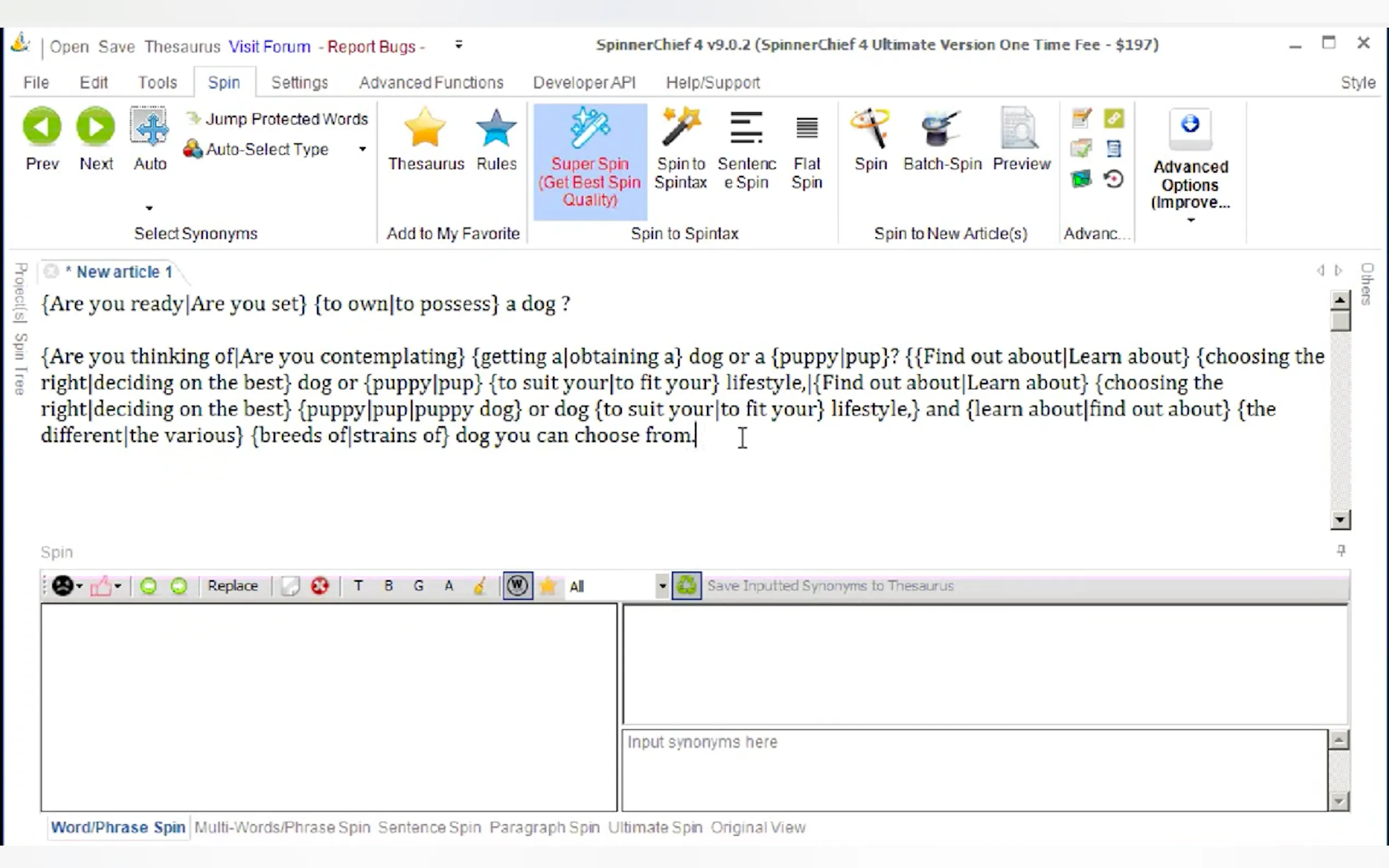 Spinner Chief gallery image