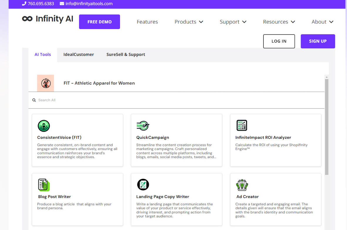 Infinity AI gallery image