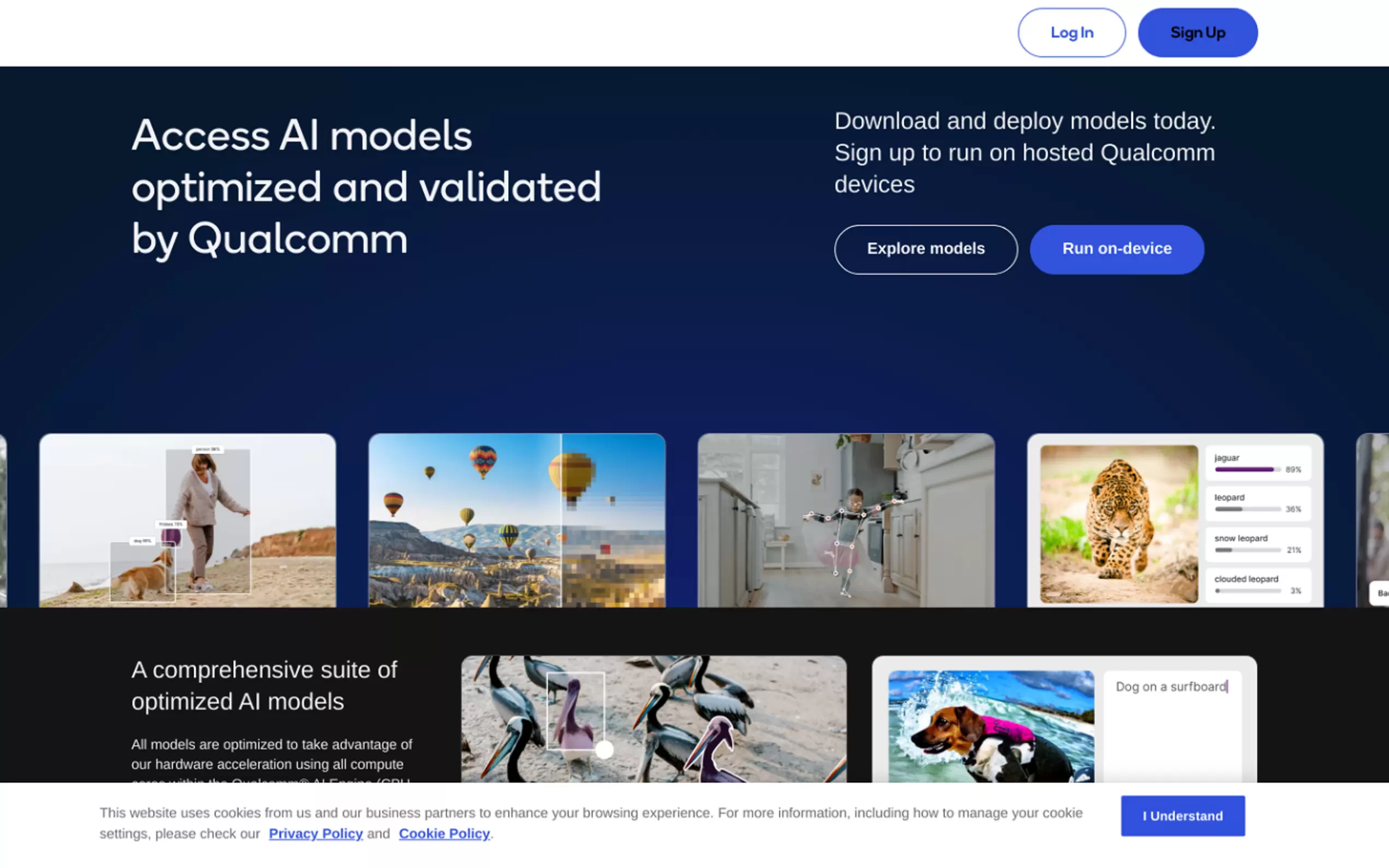 Qualcomm AI Hub gallery image