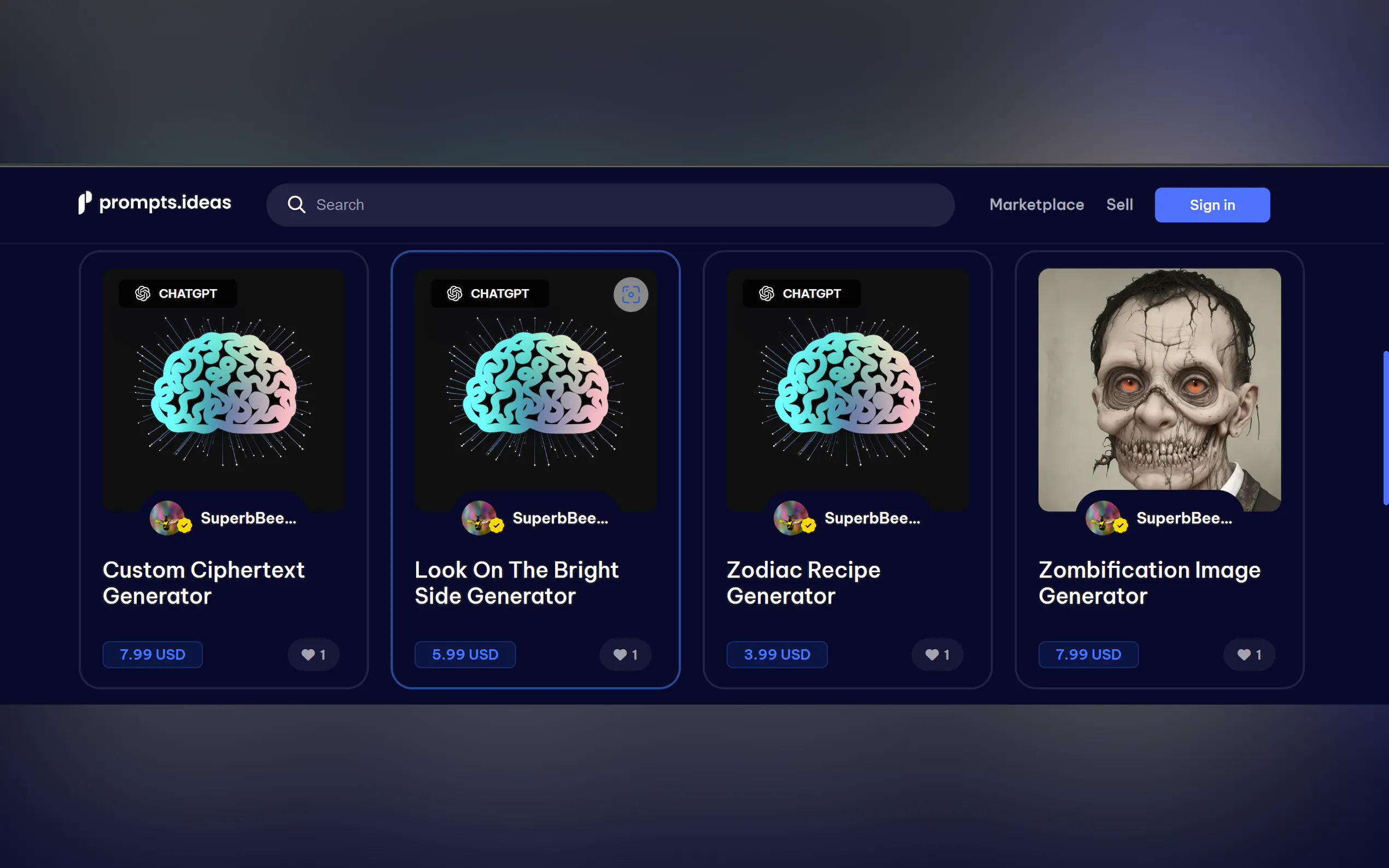 Promptsideas gallery image