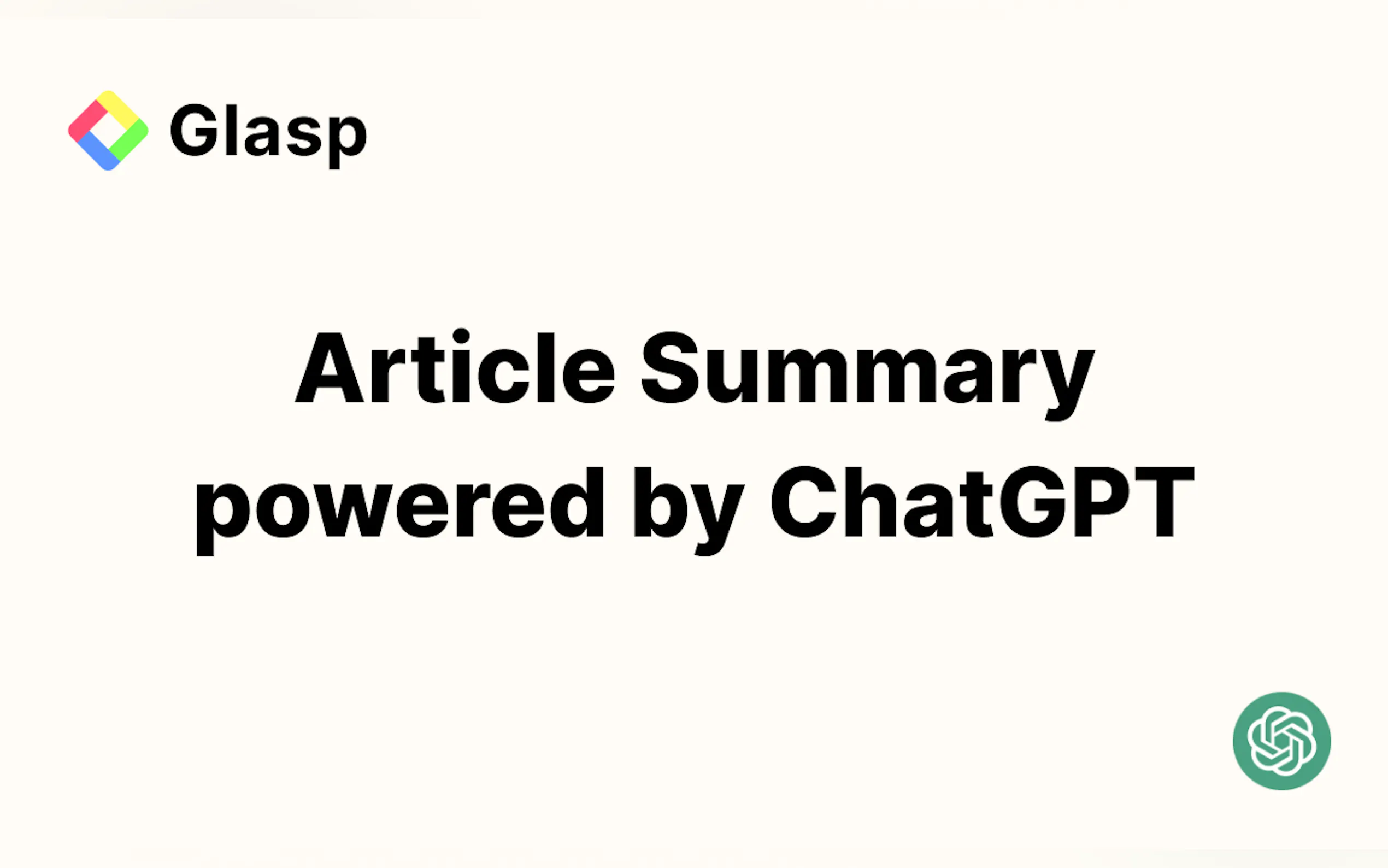 Article Summary powered by ChatGPT gallery image