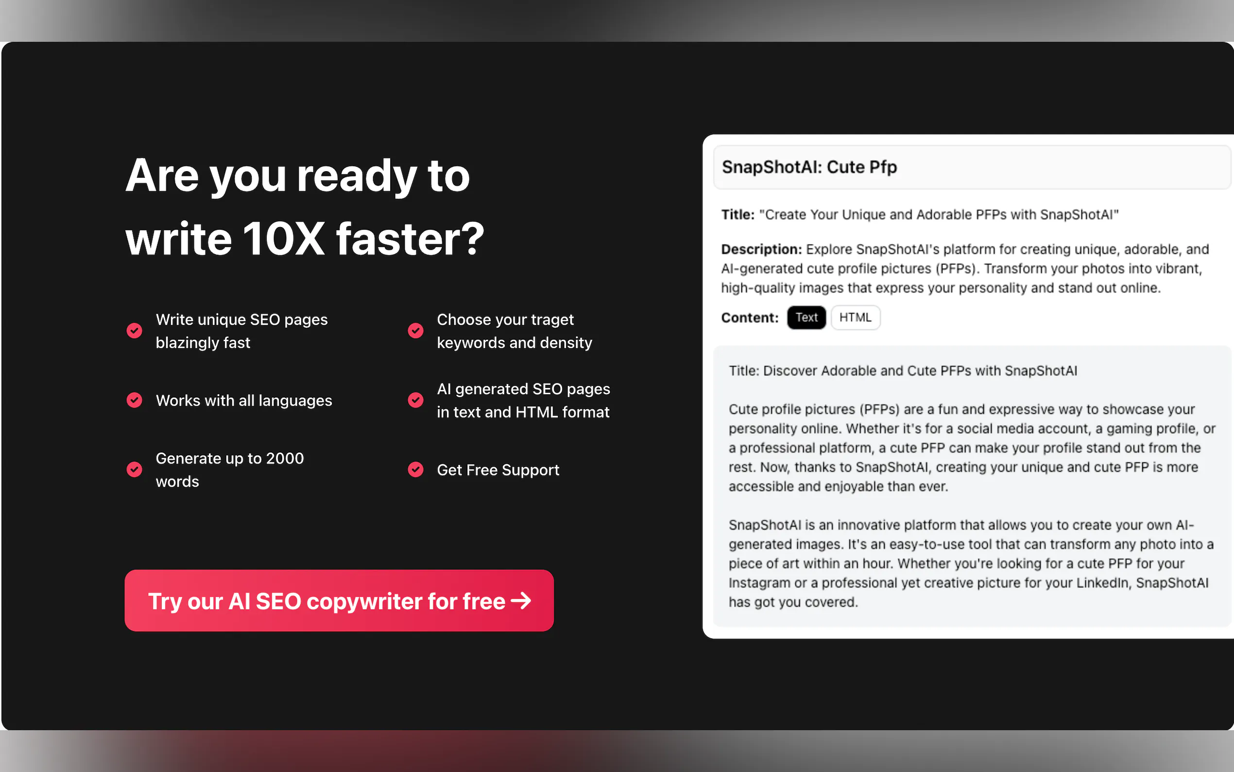 AI SEO Page gallery image