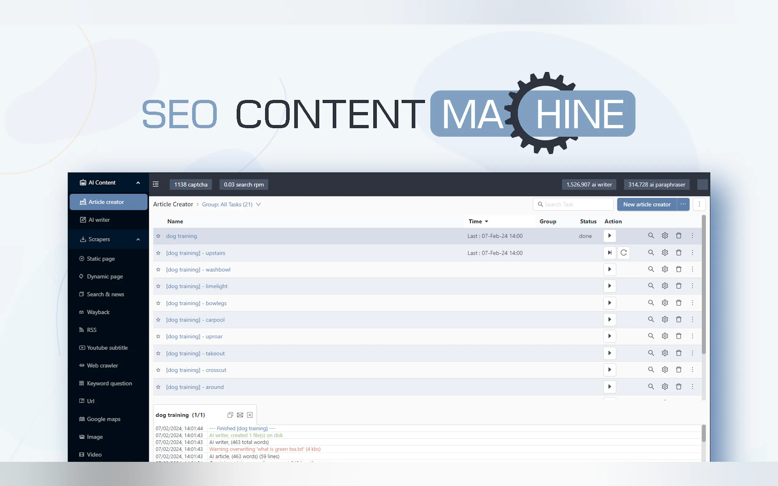 SEO Content Machine gallery image