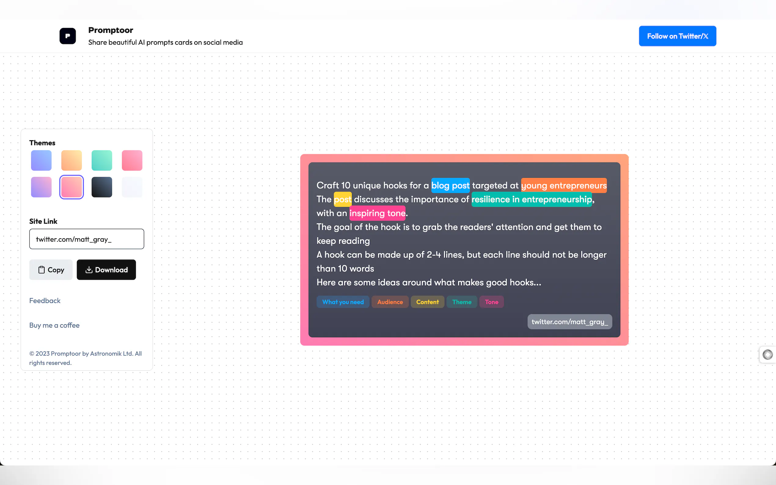 Promptoor gallery image