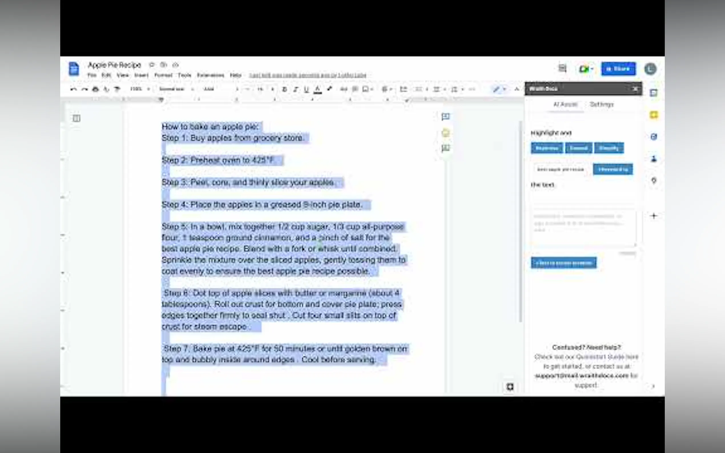 Wraith Docs gallery image