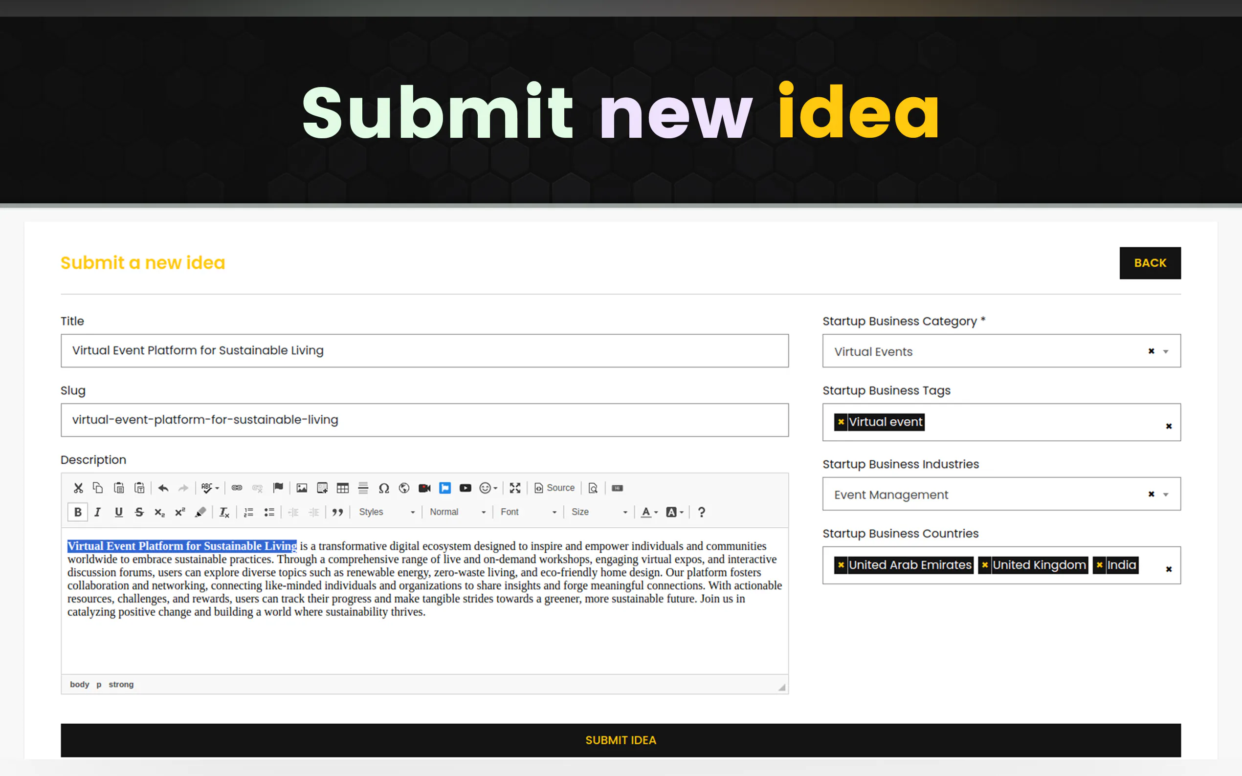 Startup Ideas AI gallery image