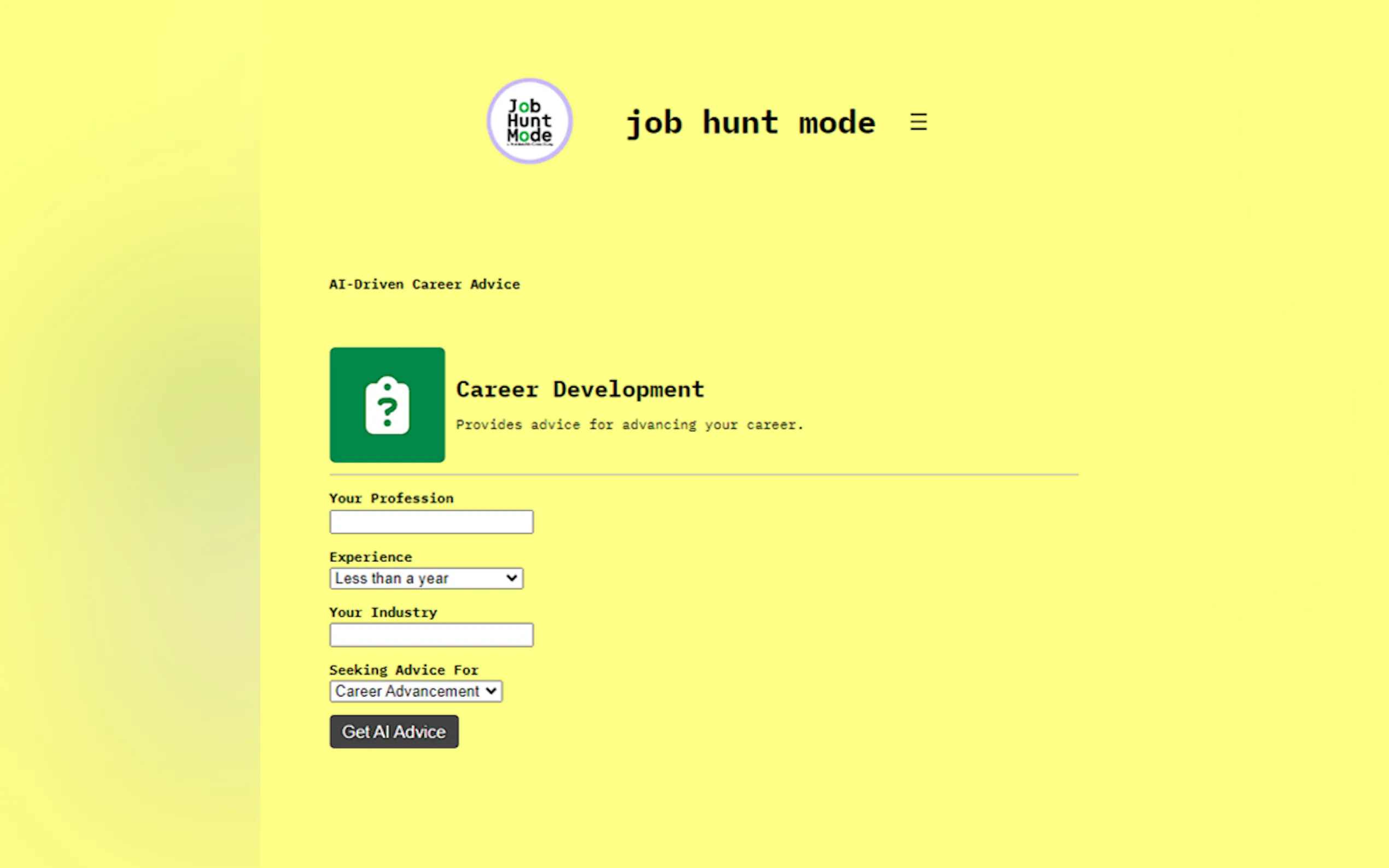 Job Hunt Mode gallery image