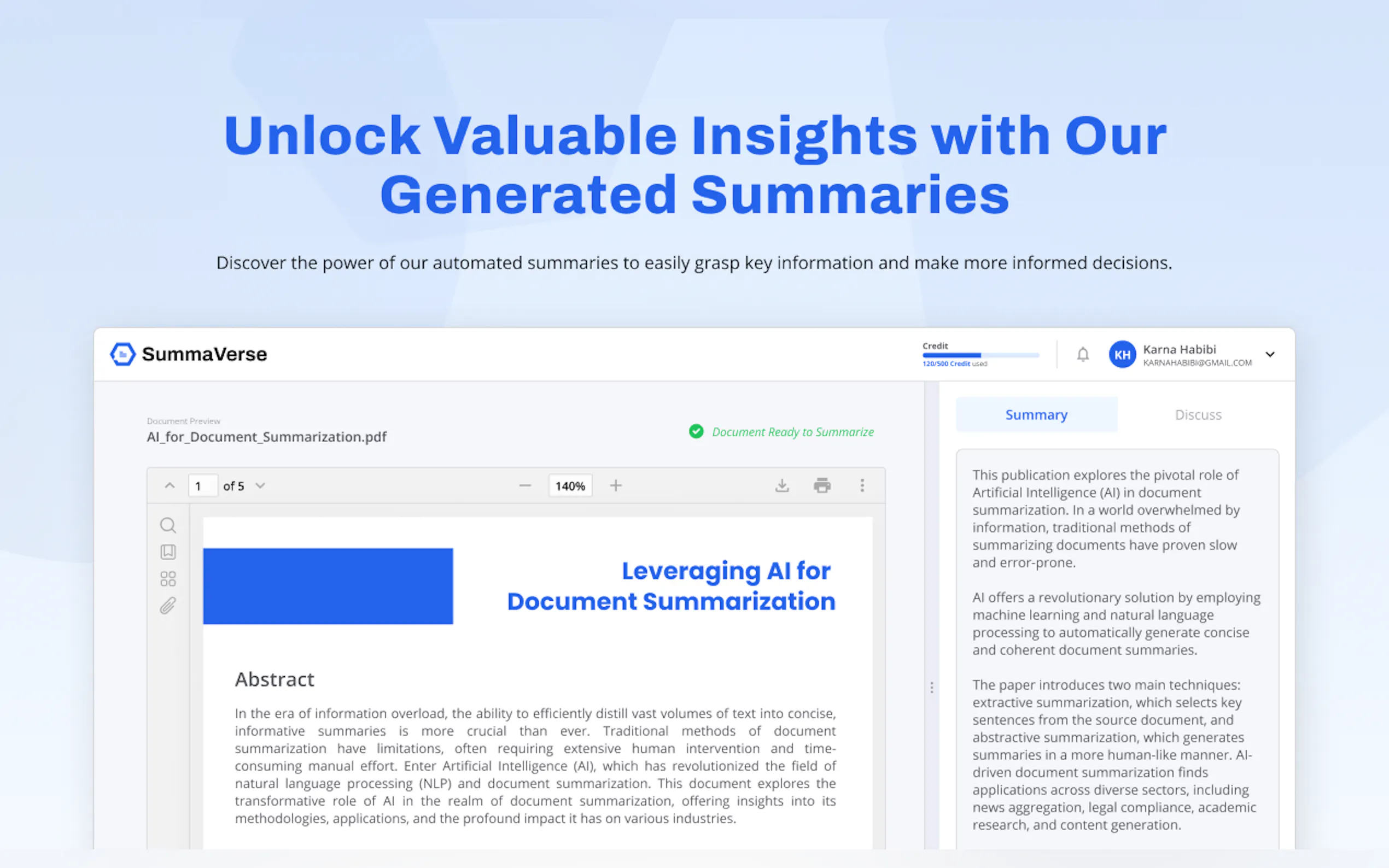 SummaVerse gallery image