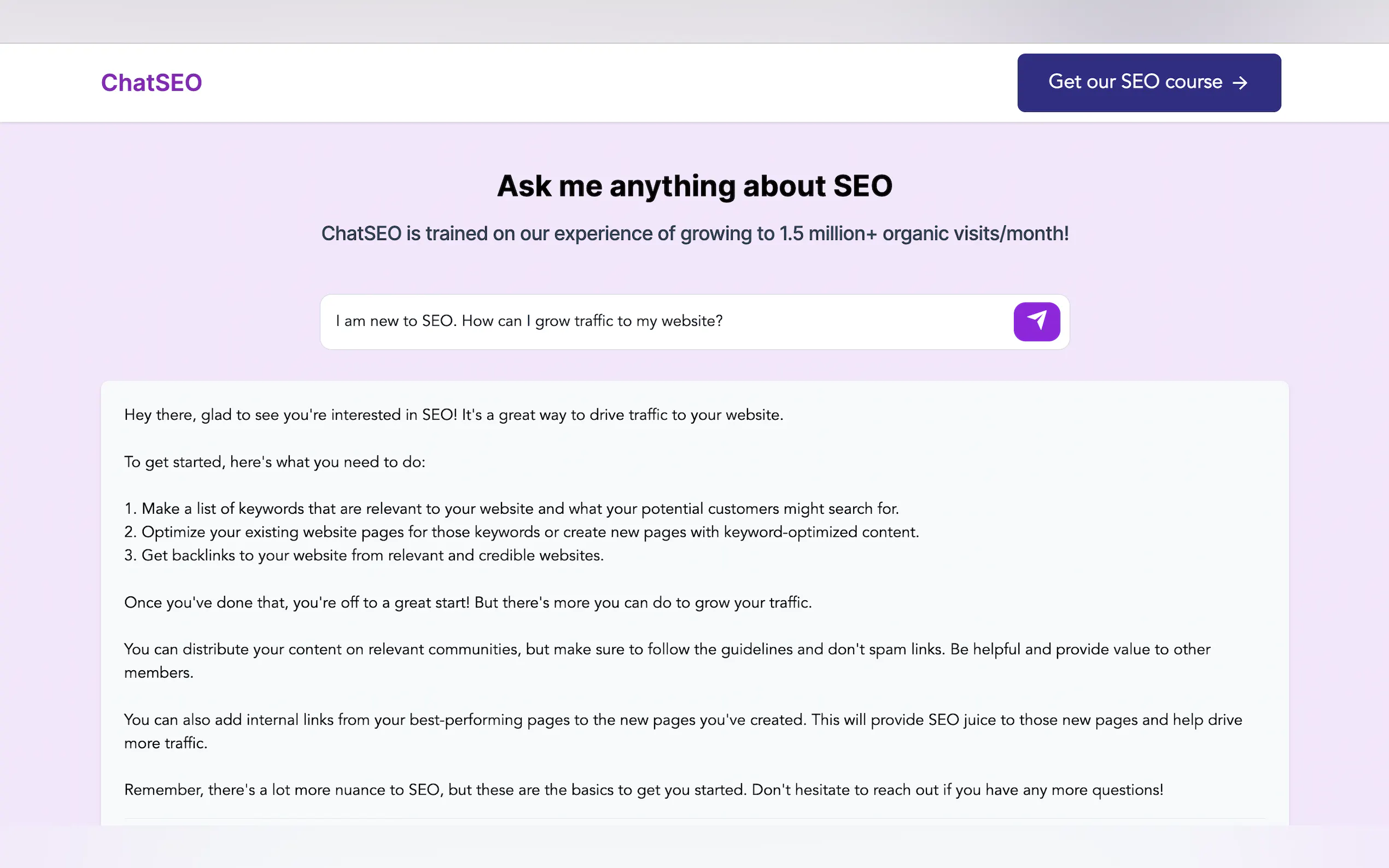 ChatSEO gallery image