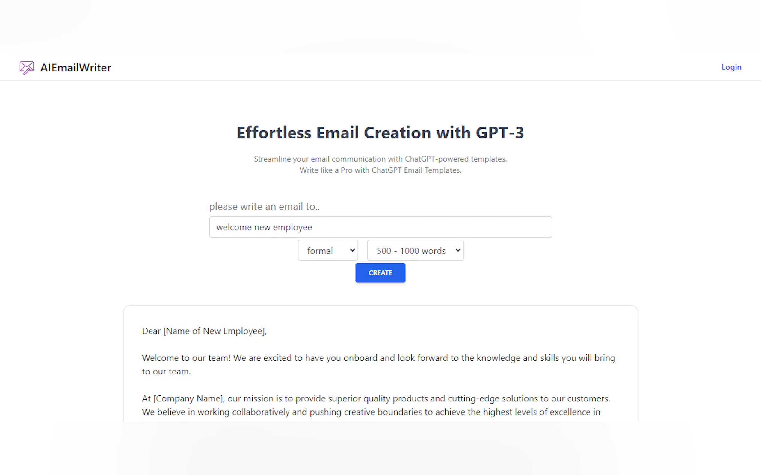 AI Email Writer gallery image