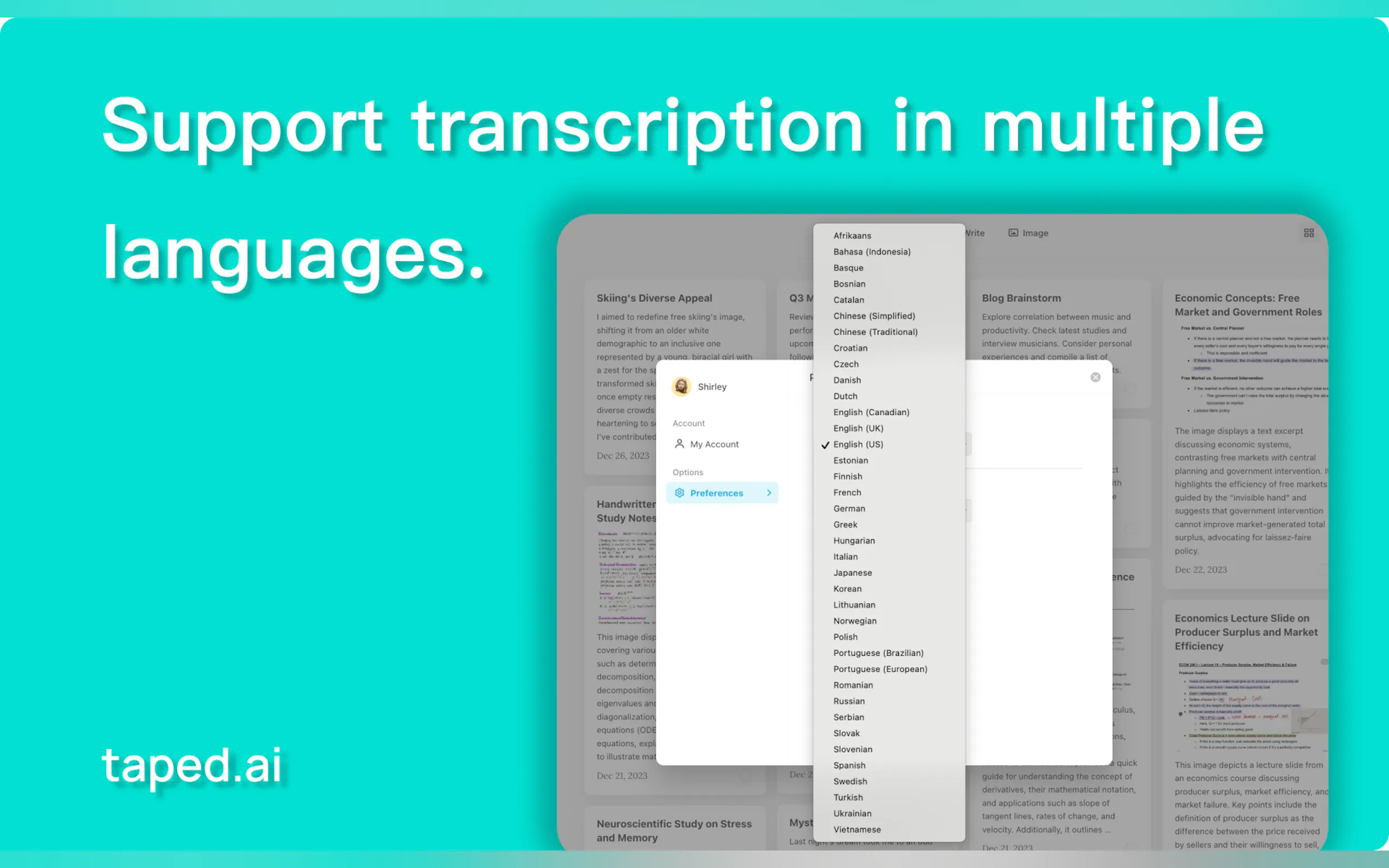 Taped.ai gallery image