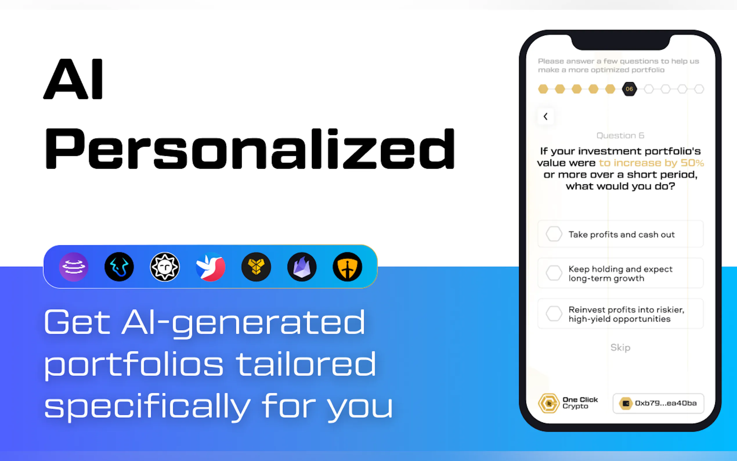One Click Crypto: AI + DeFi gallery image