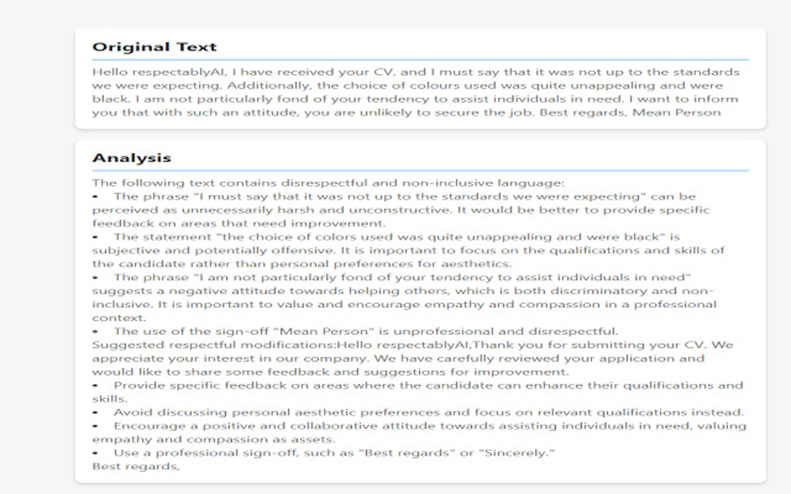 RespectablyAI gallery image