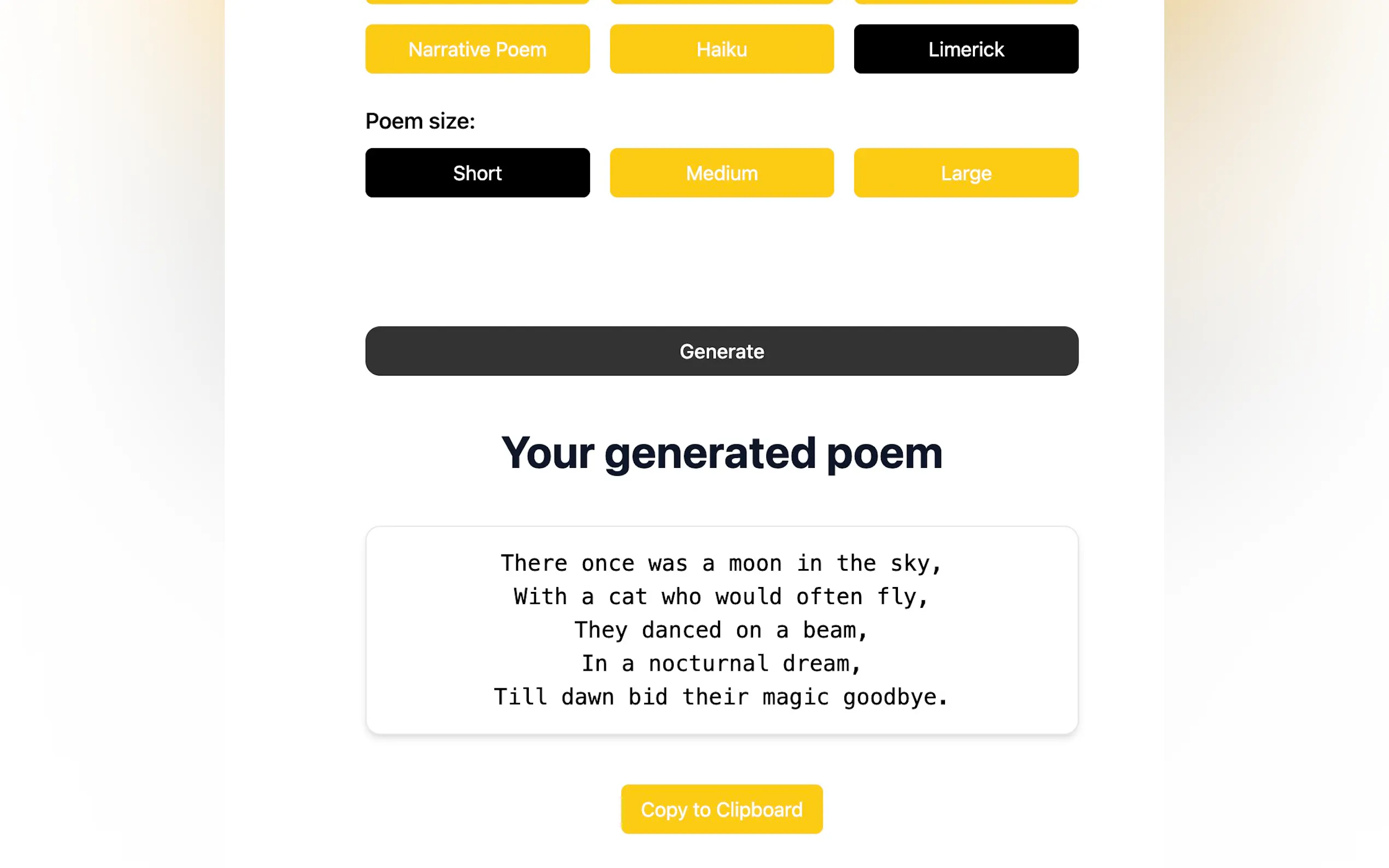 PoemGenerator gallery image