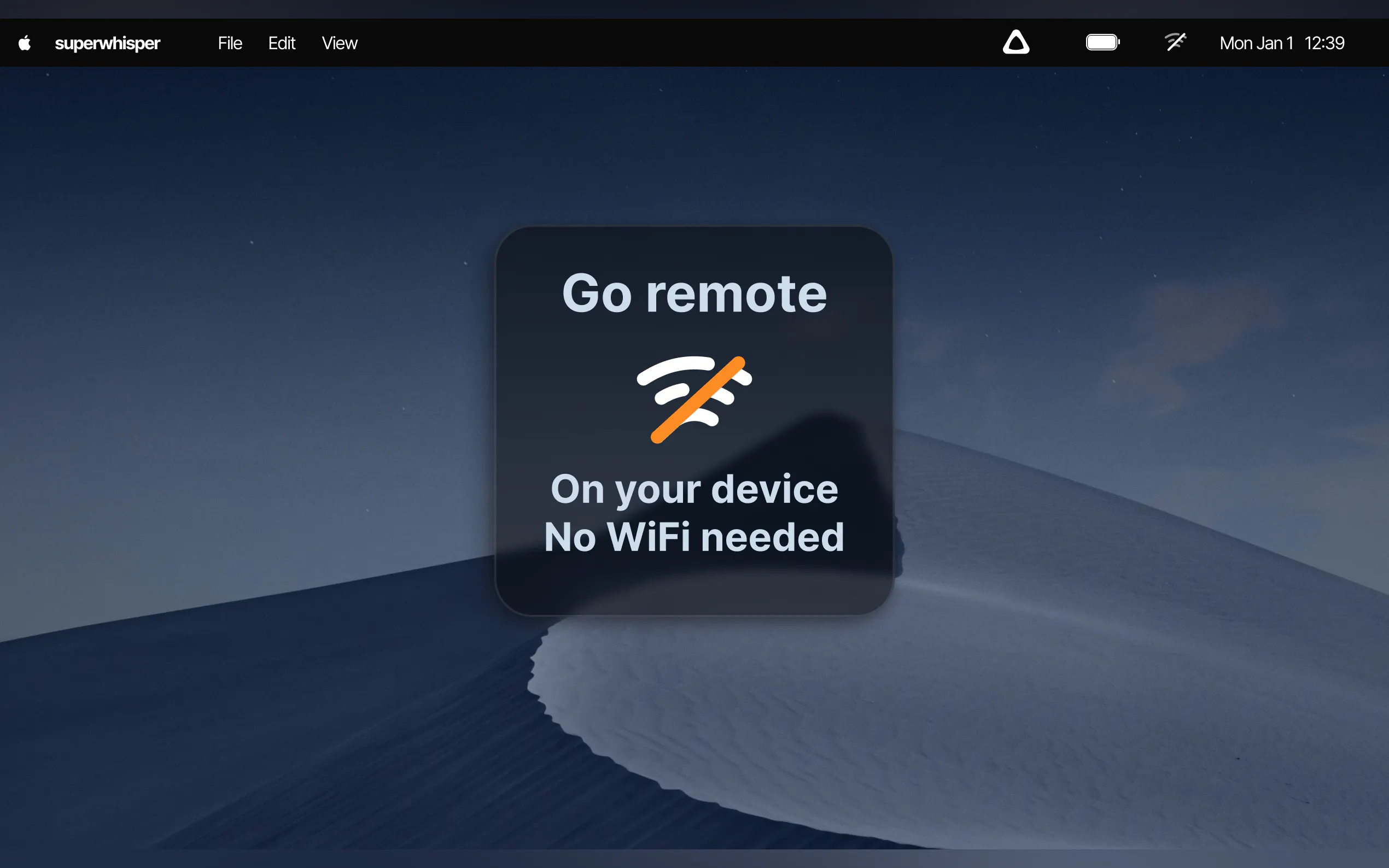 Superwhisper gallery image